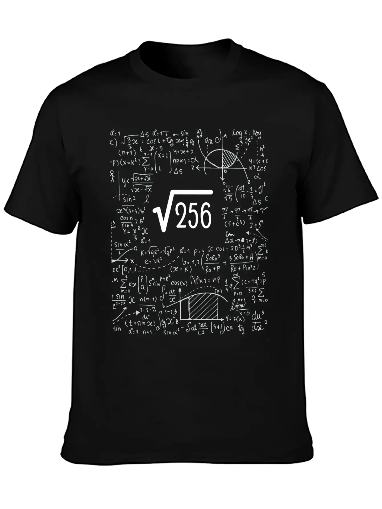 16th Birthday Square Root Of 256: 16 Years Old Basic Graphic T-Shirt – Daily Comfort In Soft Cotton