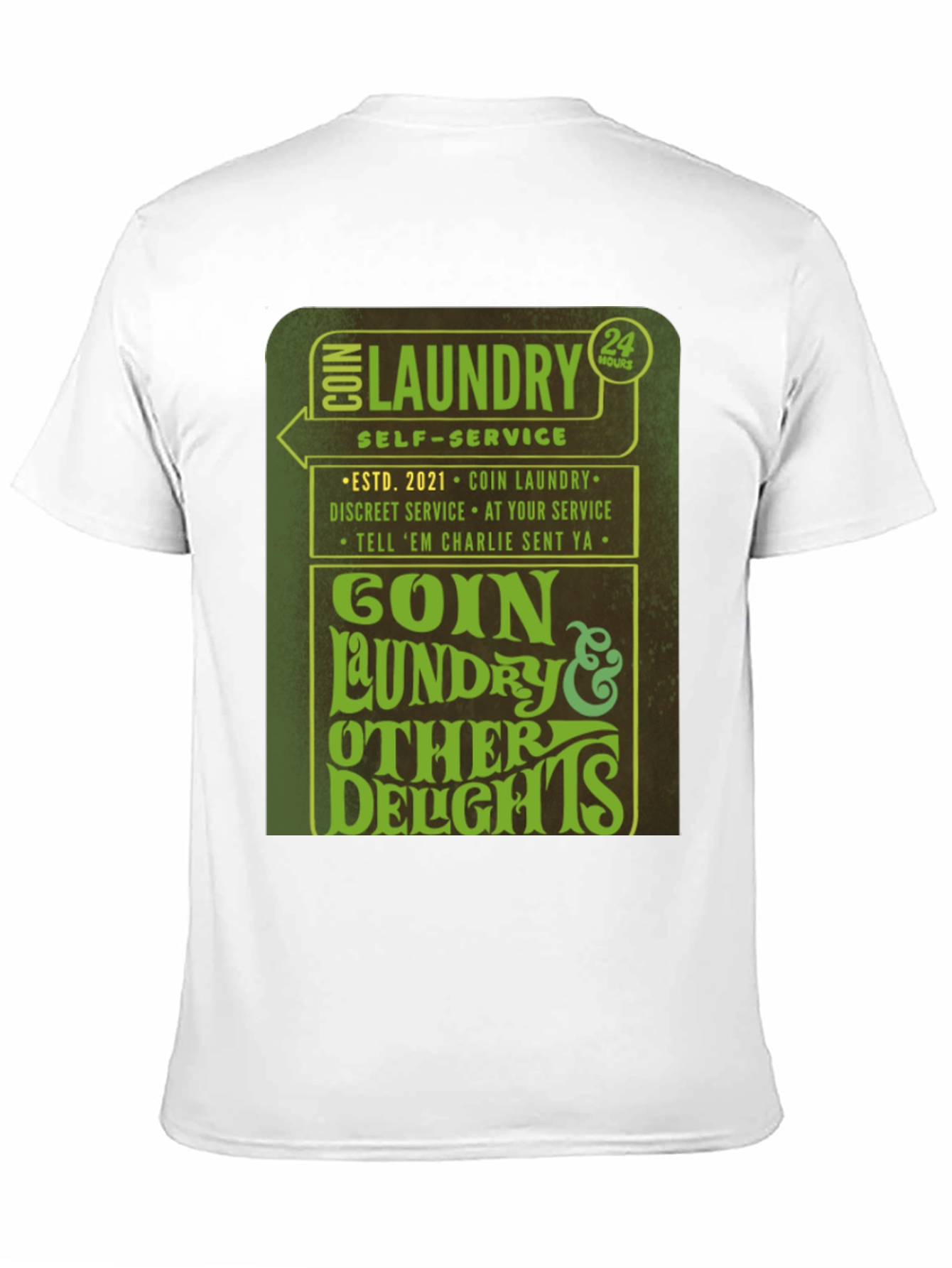 Goin Laundry T-Shirt - 24 Hour Service Novelty Tee