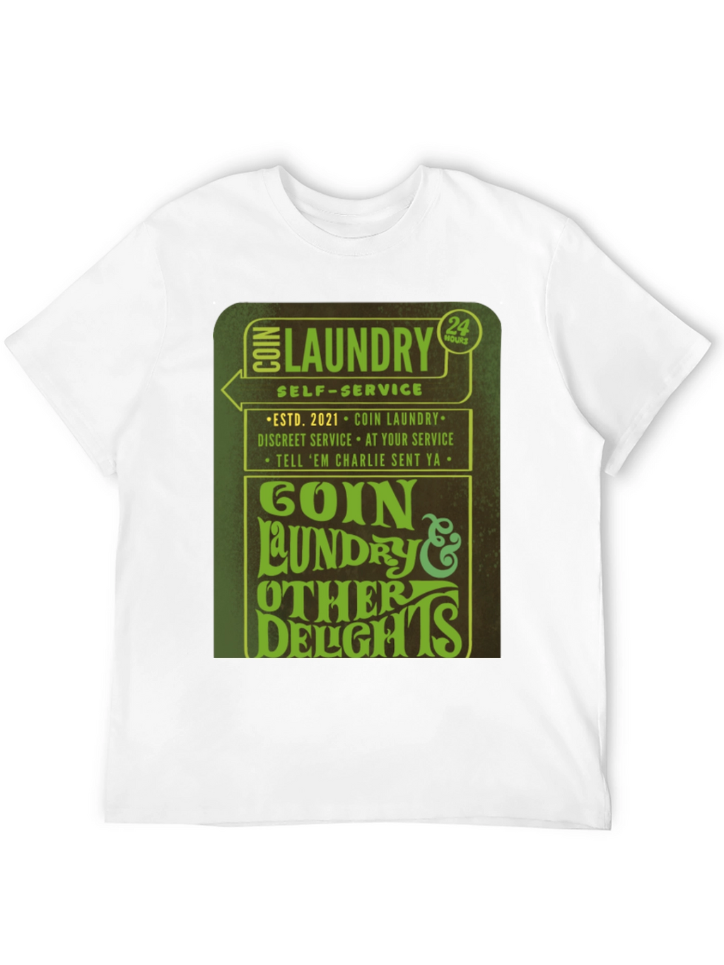 Goin Laundry T-Shirt - 24 Hour Service Novelty Tee