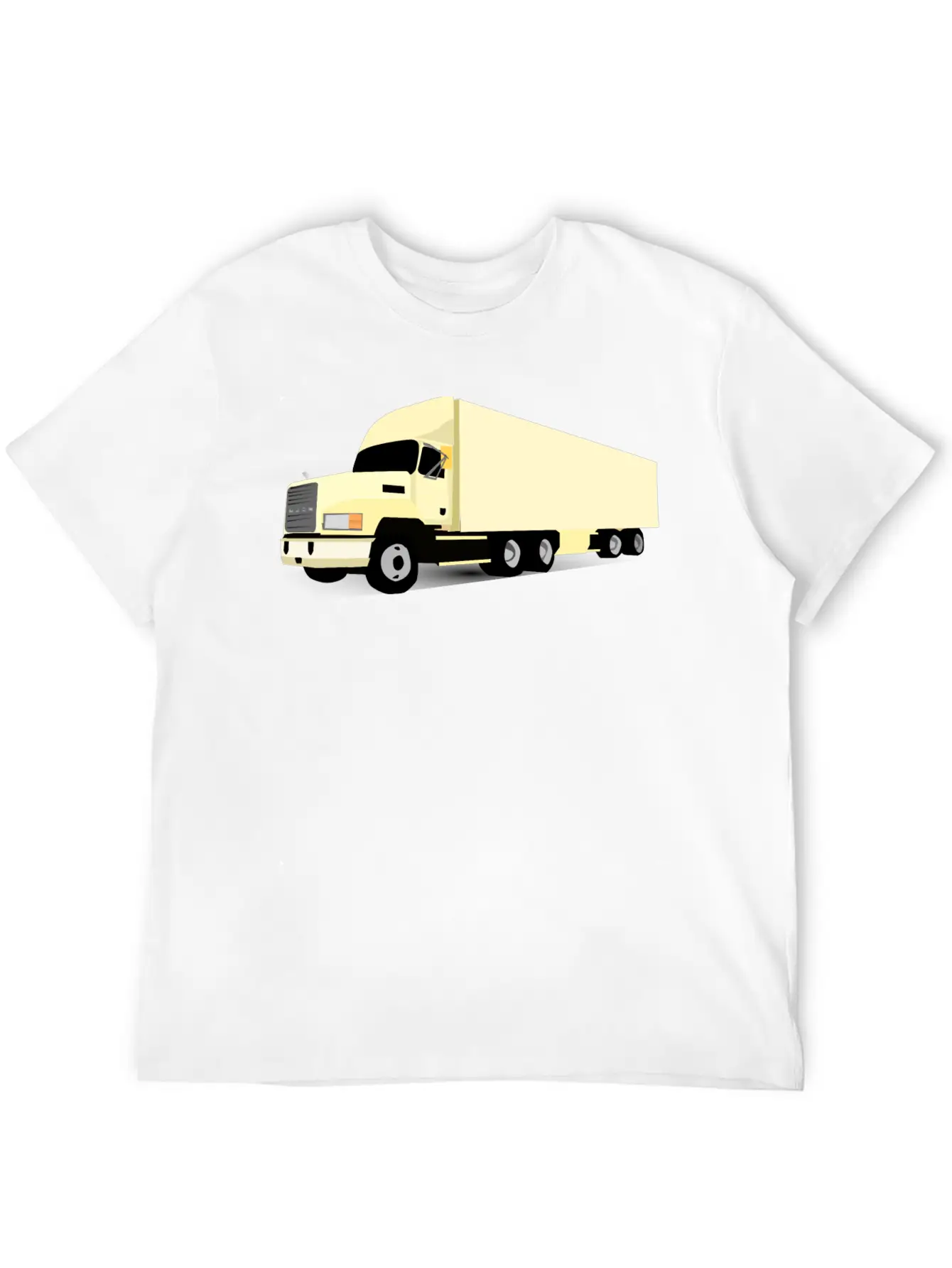 18 Wheeler Truck Breathable Soft Cotton T-Shirt – Timeless Casual Look