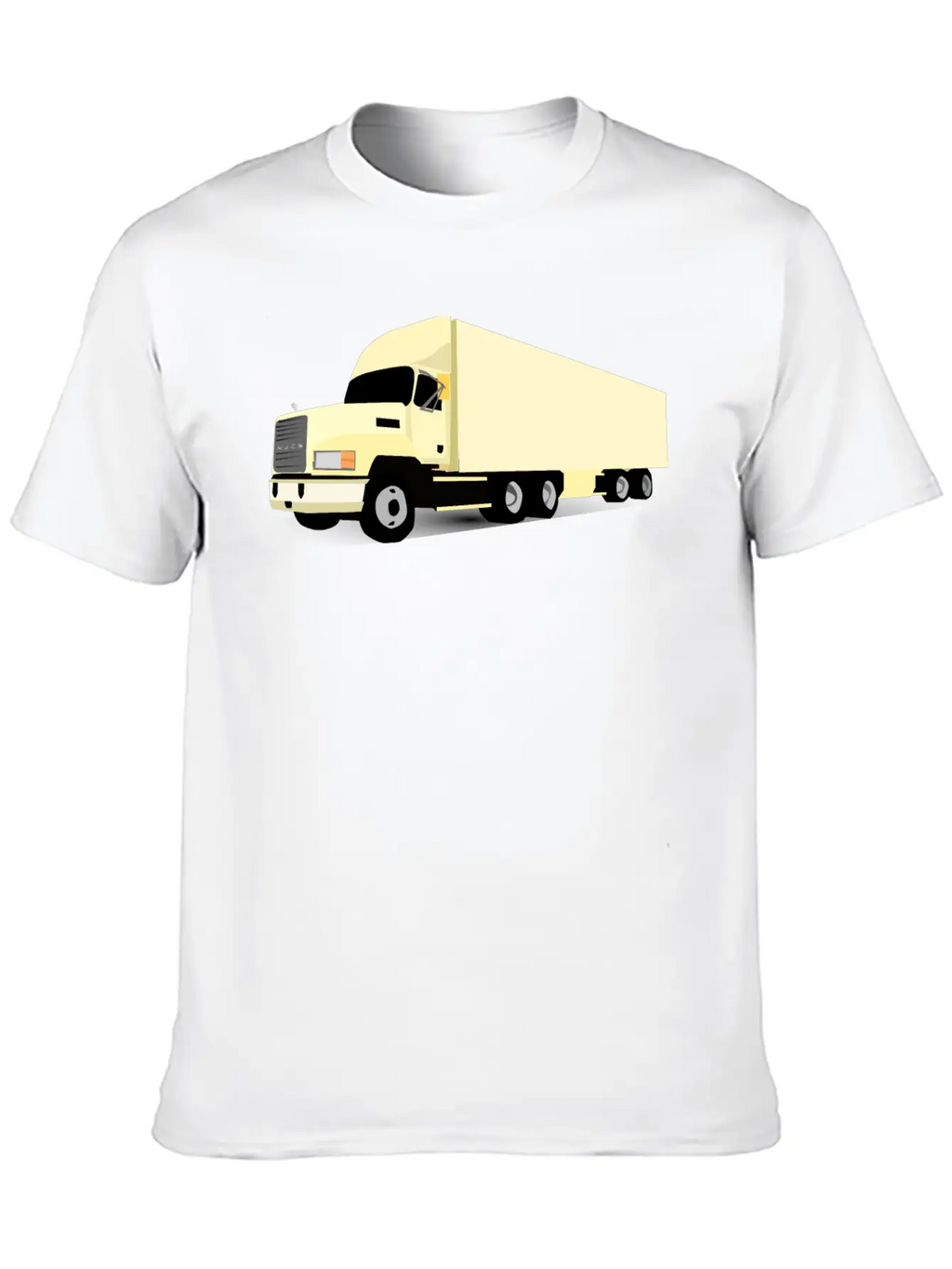 18 Wheeler Truck Breathable Soft Cotton T-Shirt – Timeless Casual Look
