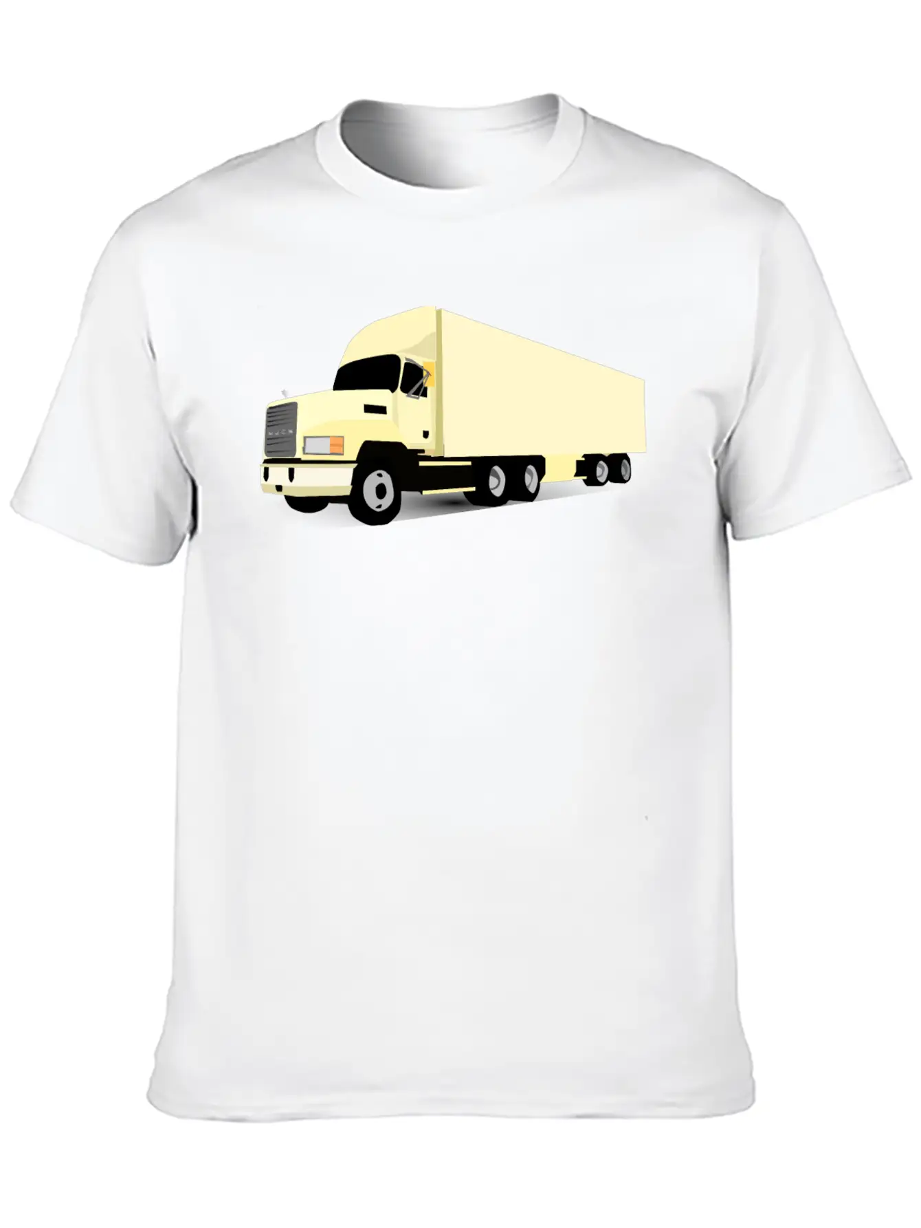 18 Wheeler Truck Breathable Soft Cotton T-Shirt – Timeless Casual Look