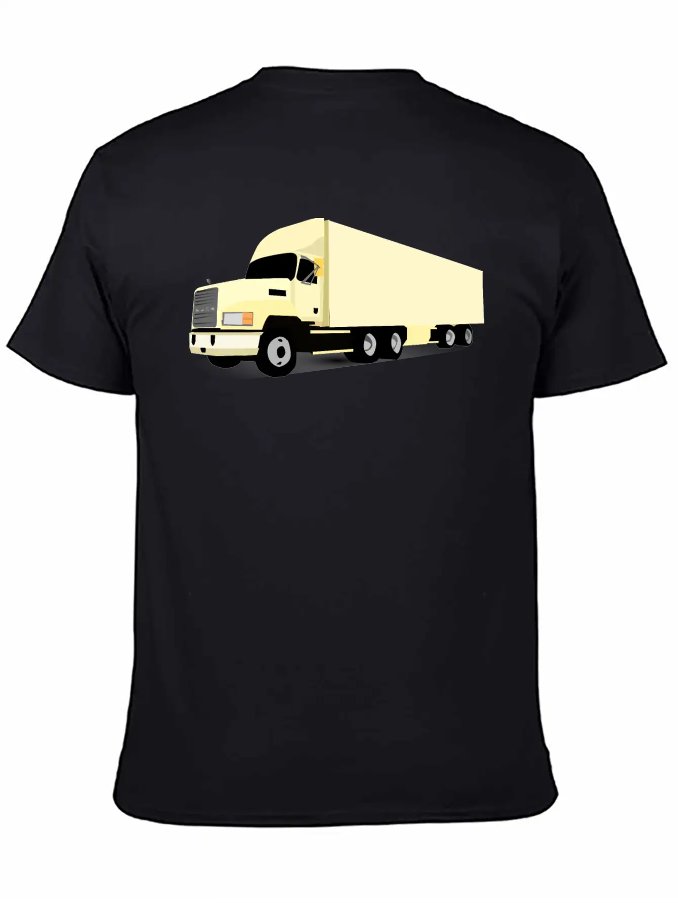 18 Wheeler Truck Breathable Soft Cotton T-Shirt – Timeless Casual Look