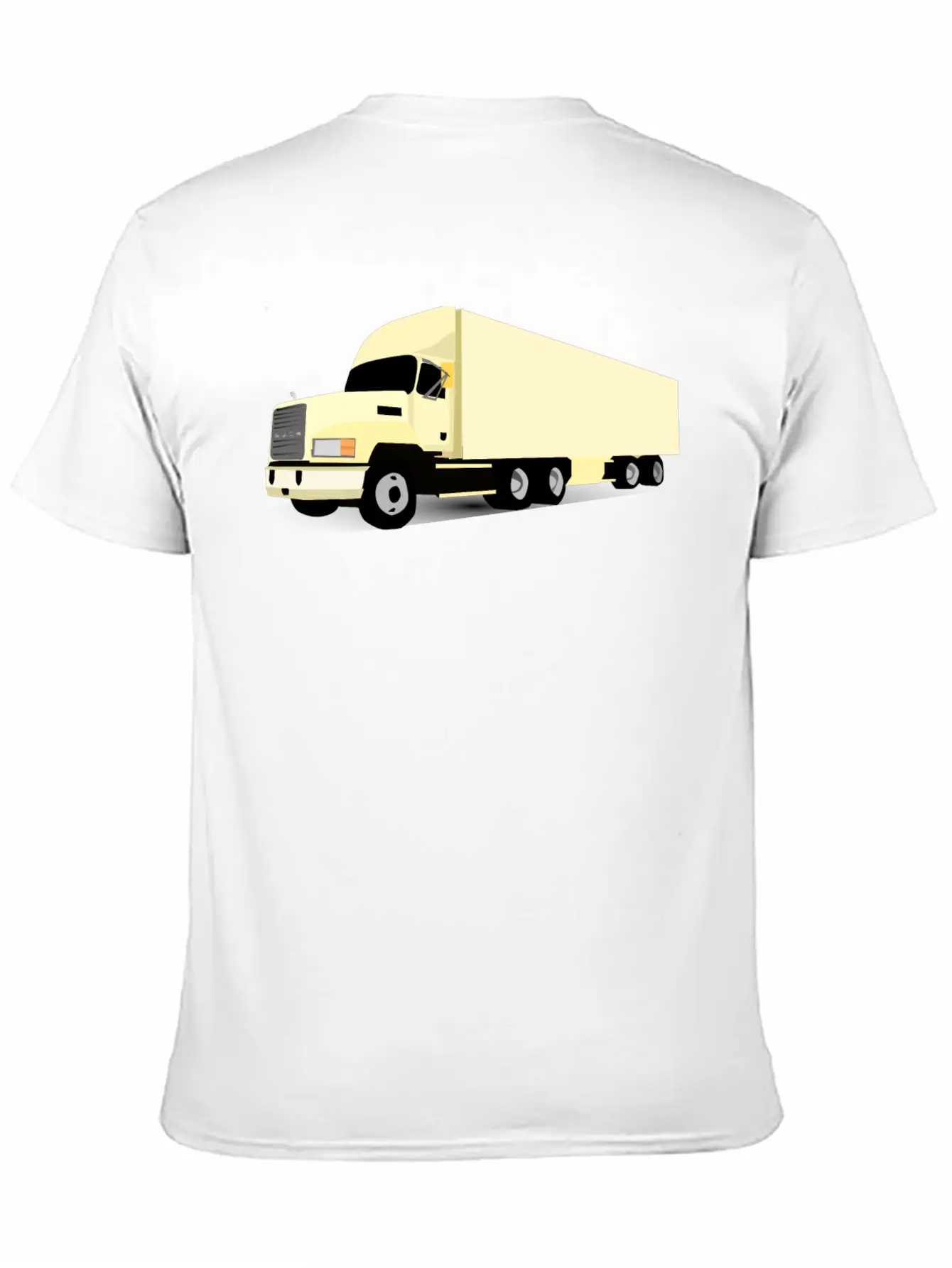 18 Wheeler Truck Breathable Soft Cotton T-Shirt – Timeless Casual Look