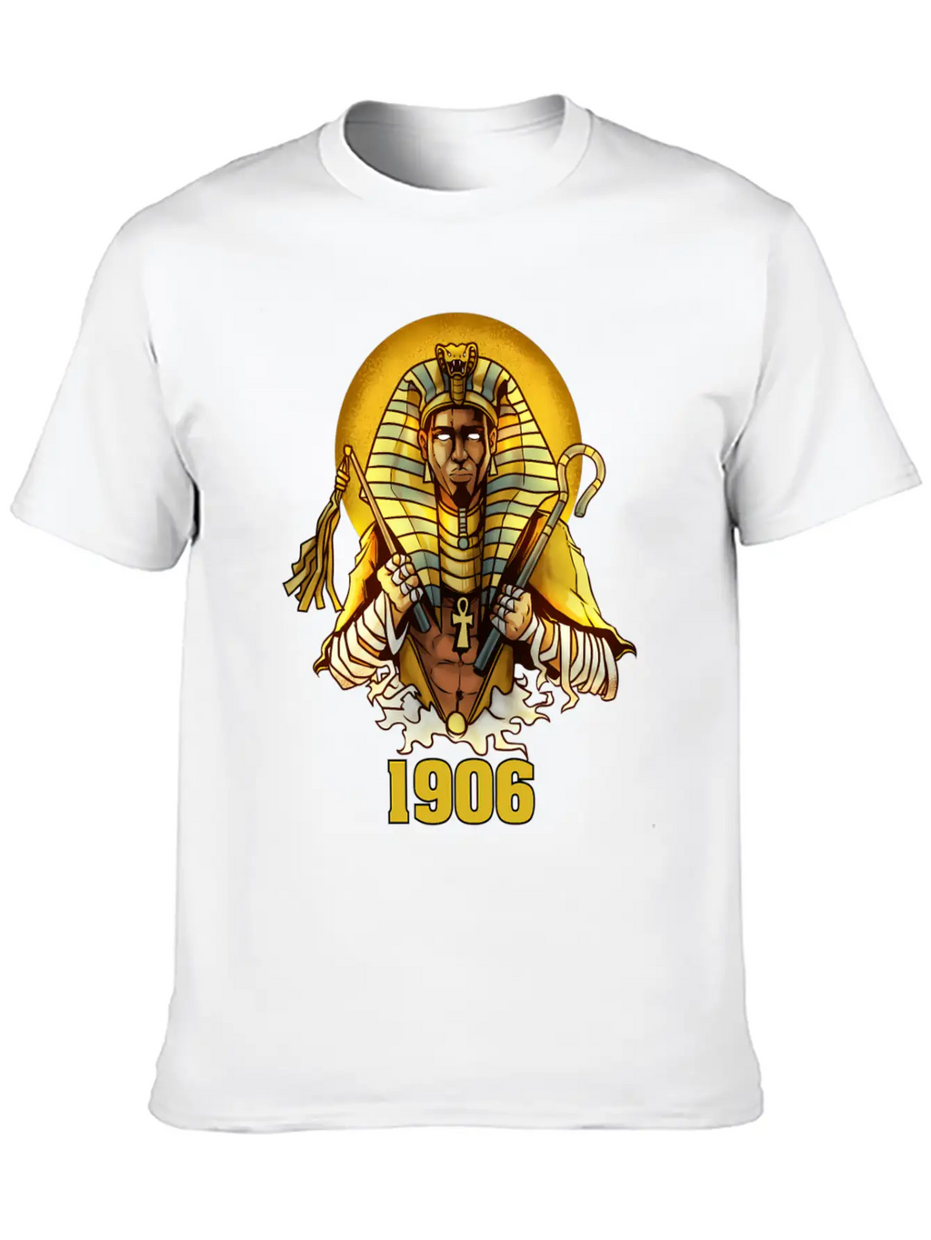 1906 Sphinx Alpha Ace Fraternity Pharoah Essential Cotton Tee For Daily Outfits – Unisex Style