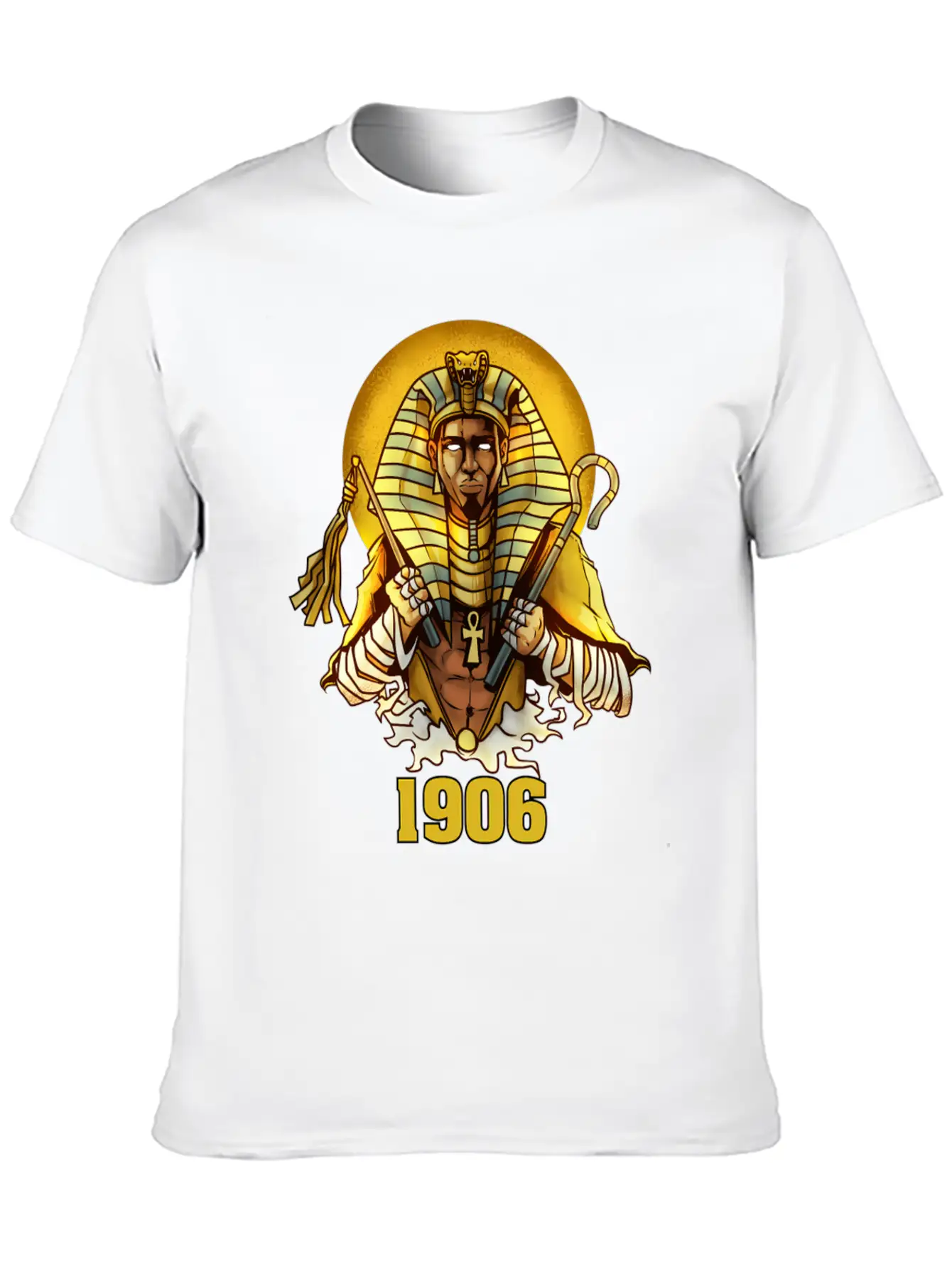 1906 Sphinx Alpha Ace Fraternity Pharoah Essential Cotton Tee For Daily Outfits – Unisex Style