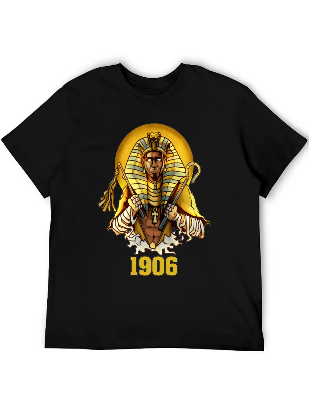 1906 Sphinx Alpha Ace Fraternity Pharoah Essential Cotton Tee For Daily Outfits – Unisex Style