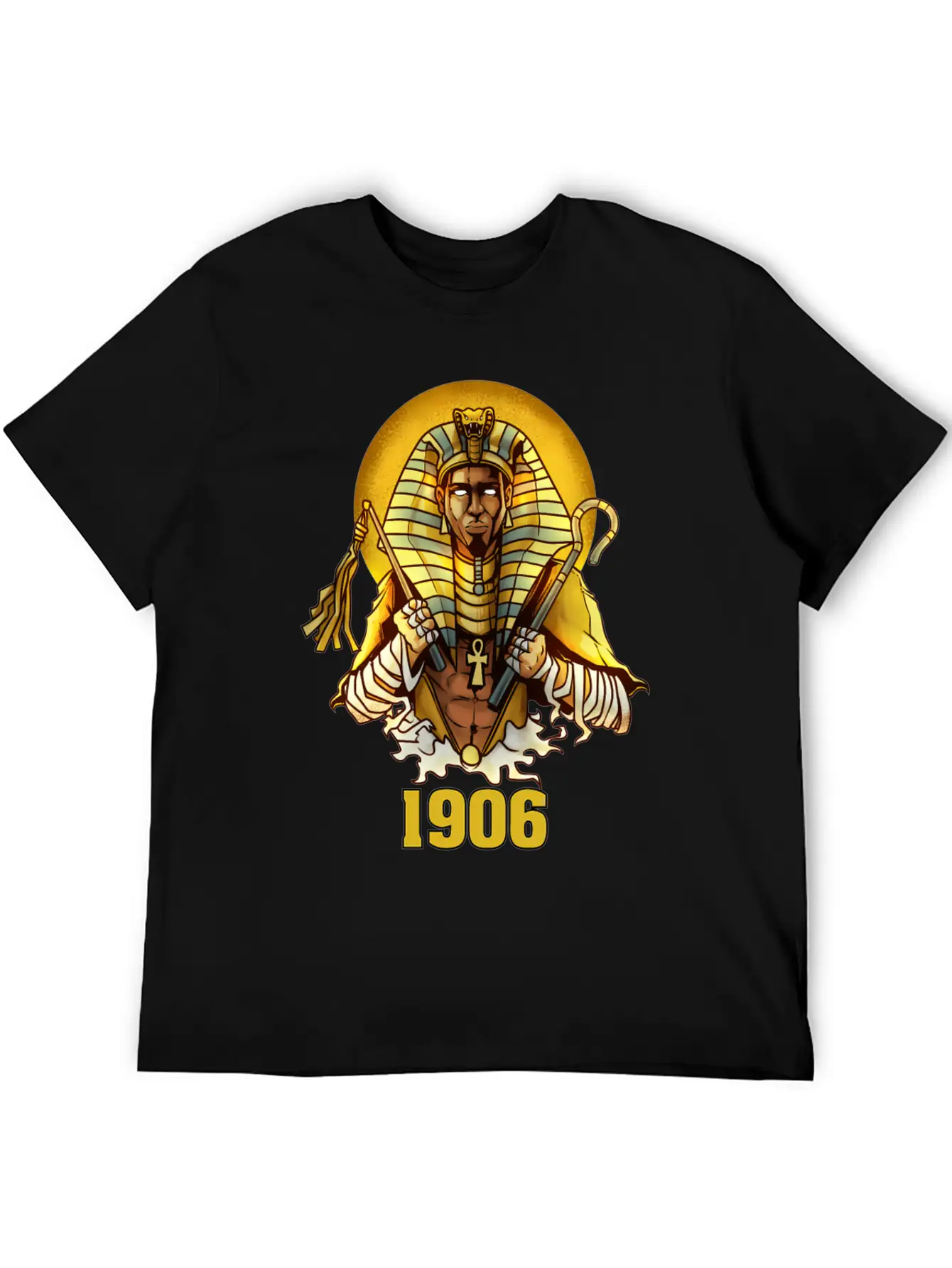 1906 Sphinx Alpha Ace Fraternity Pharoah Essential Cotton Tee For Daily Outfits – Unisex Style