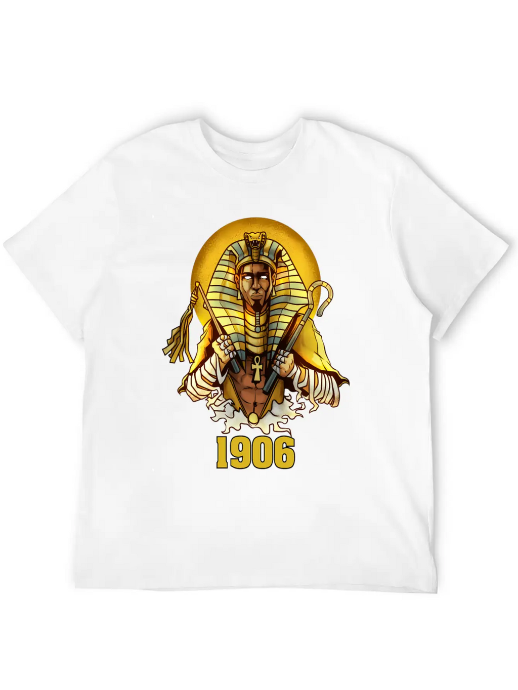 1906 Sphinx Alpha Ace Fraternity Pharoah Essential Cotton Tee For Daily Outfits – Unisex Style