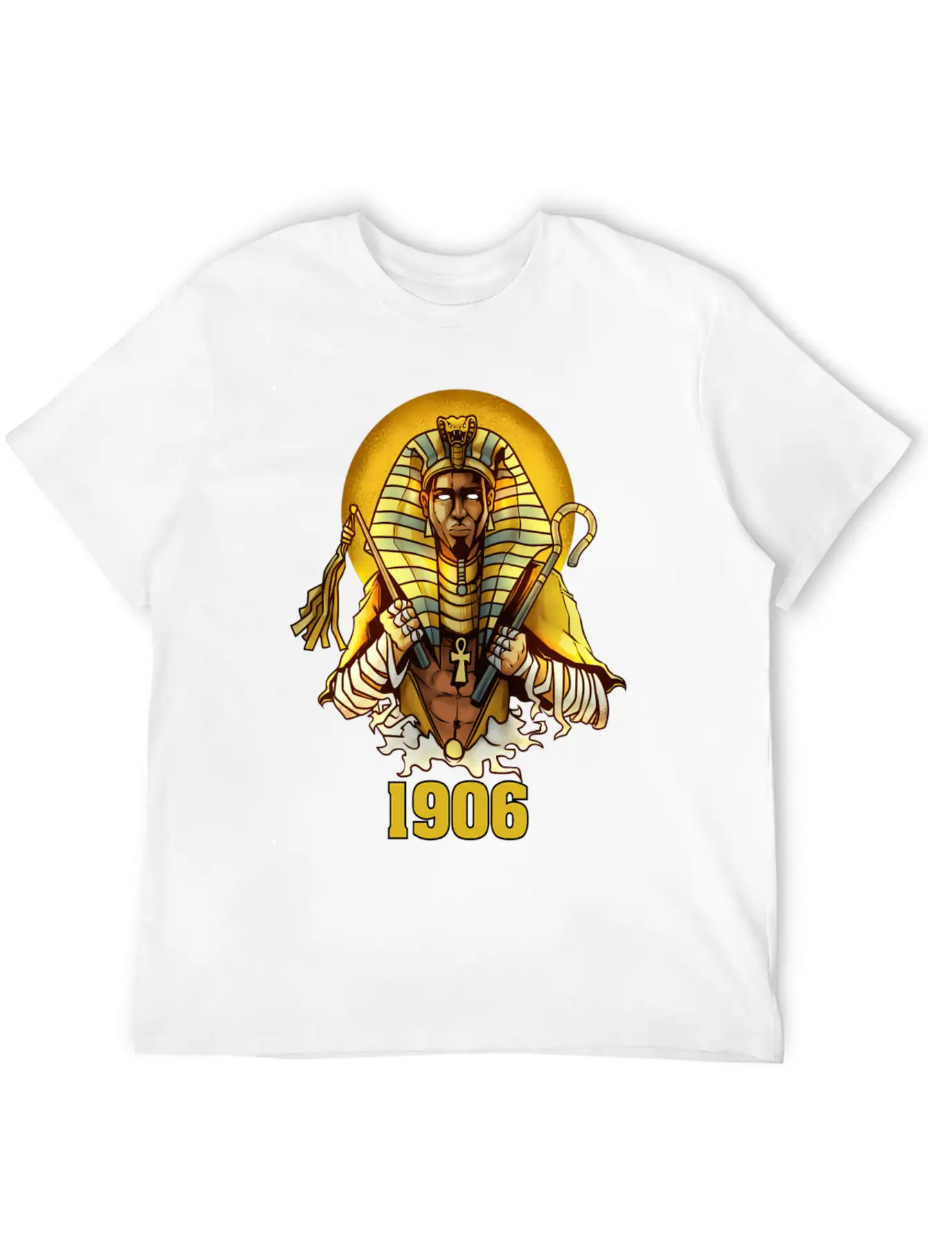 1906 Sphinx Alpha Ace Fraternity Pharoah Essential Cotton Tee For Daily Outfits – Unisex Style