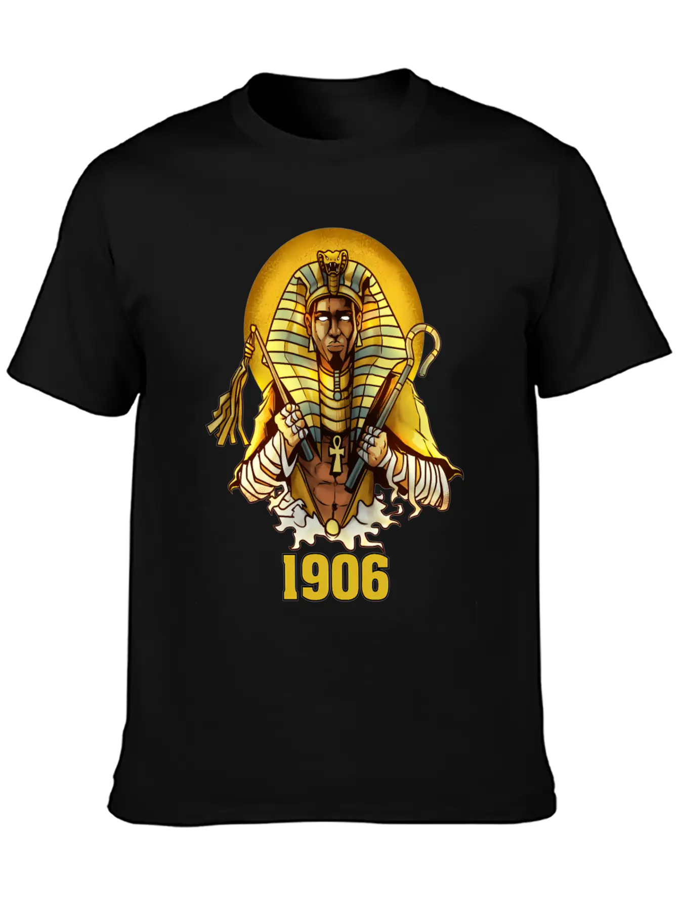 1906 Sphinx Alpha Ace Fraternity Pharoah Essential Cotton Tee For Daily Outfits – Unisex Style