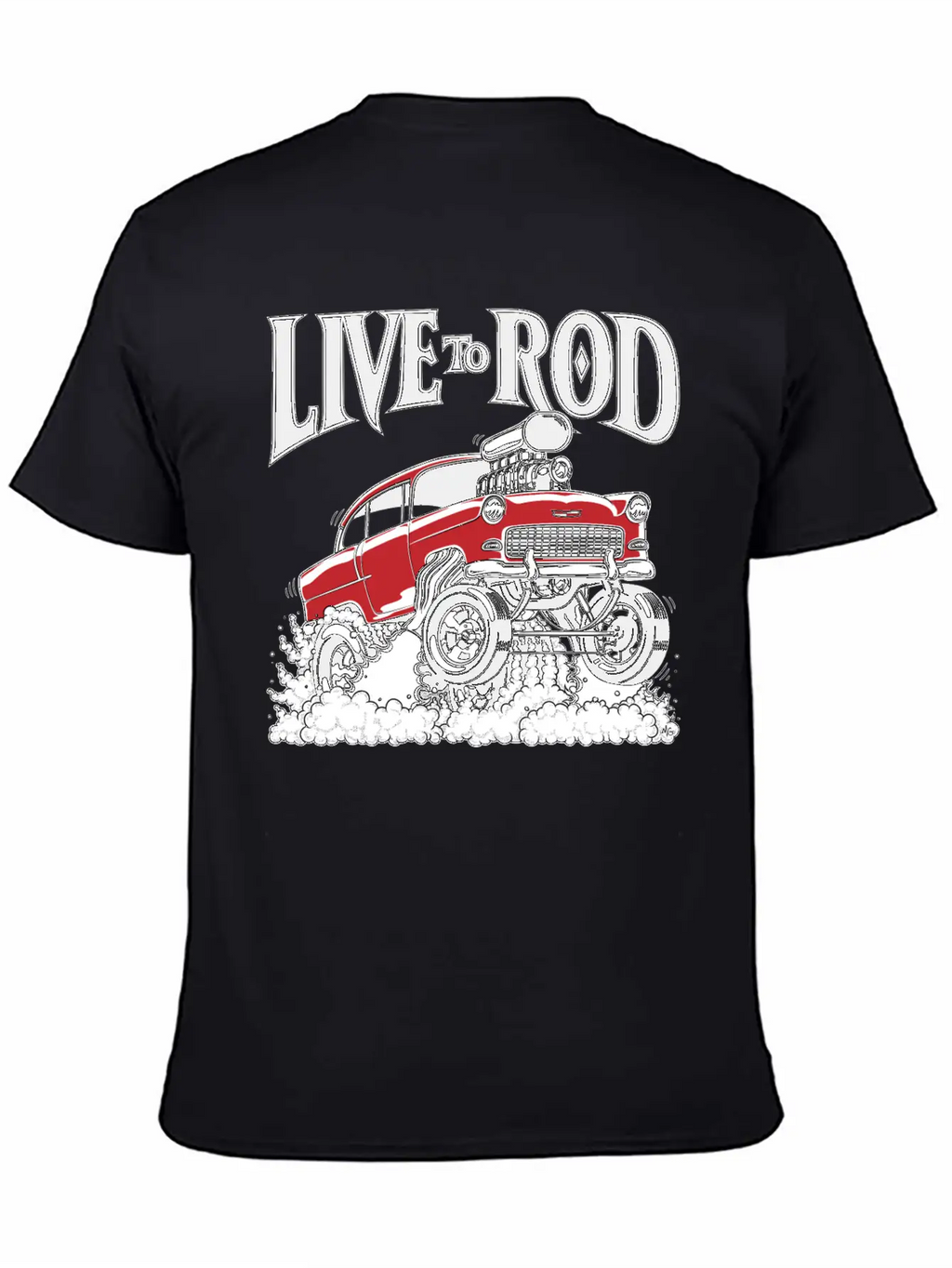 1955 Gasser Hot Rod1B Classic Cotton Tee – Unisex Comfort For Any Season