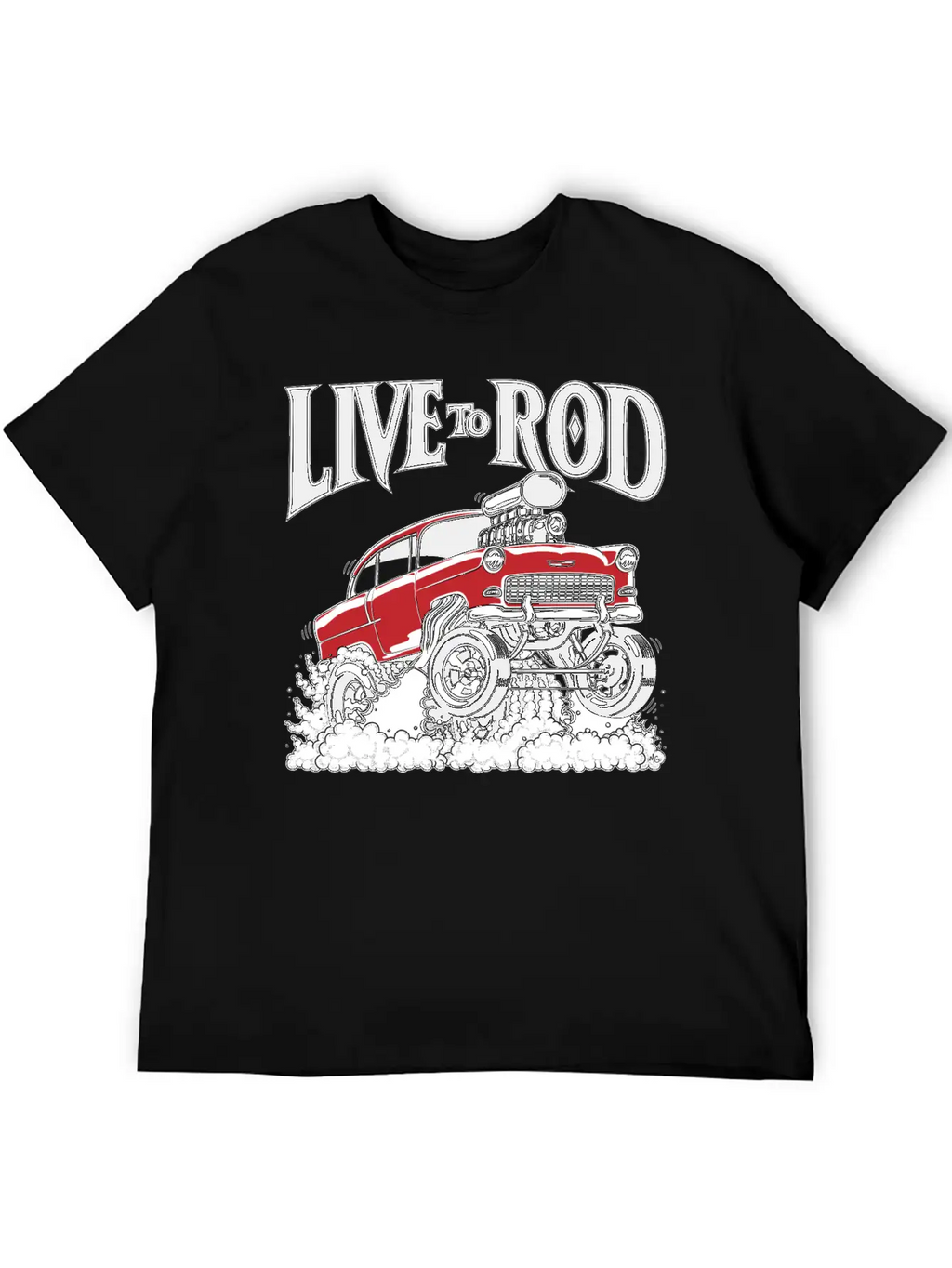 1955 Gasser Hot Rod1B Classic Cotton Tee – Unisex Comfort For Any Season