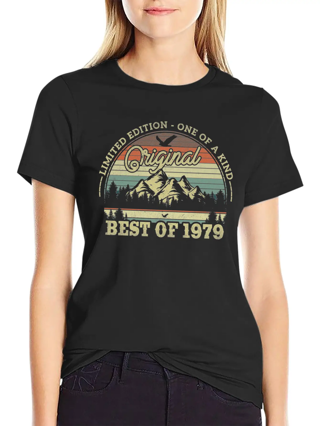 1979 Vintage Birthday Gift Relaxed Everyday Tee – Lightweight And Durable Cotton