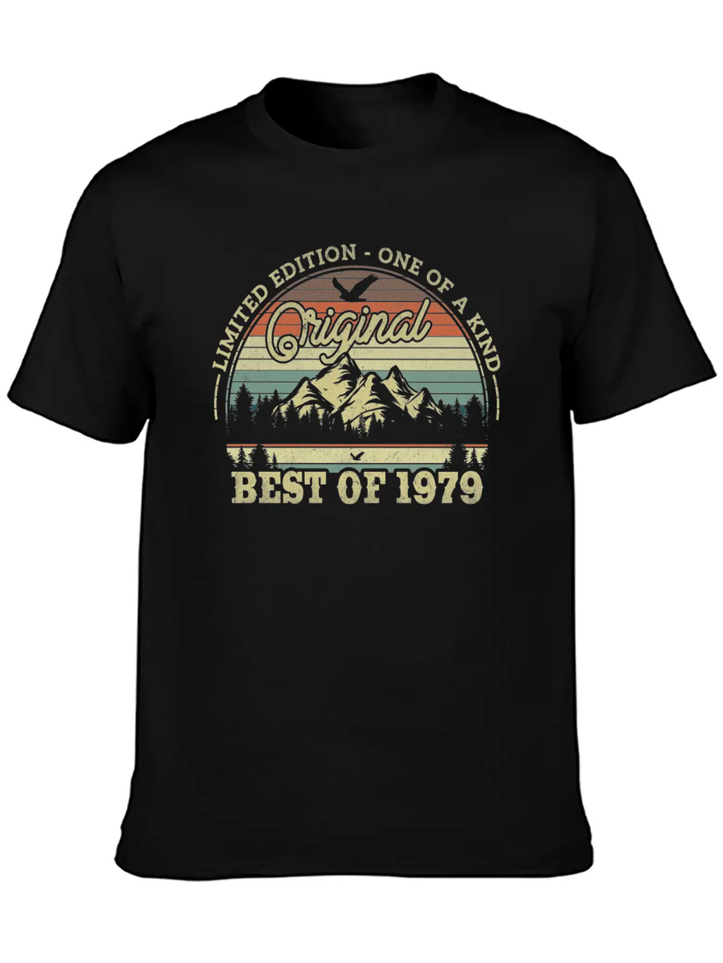 1979 Vintage Birthday Gift Relaxed Everyday Tee – Lightweight And Durable Cotton