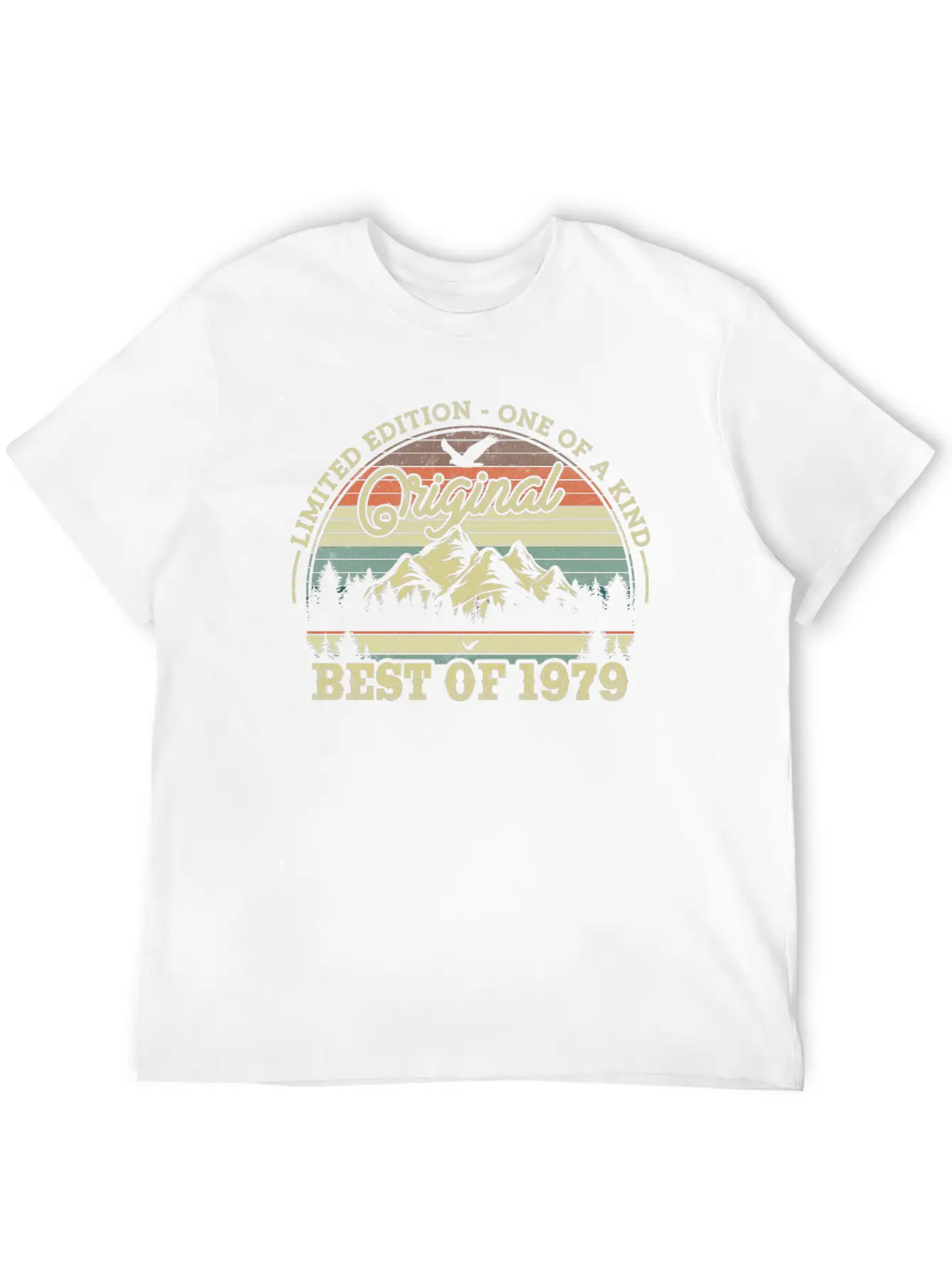 1979 Vintage Birthday Gift Relaxed Everyday Tee – Lightweight And Durable Cotton