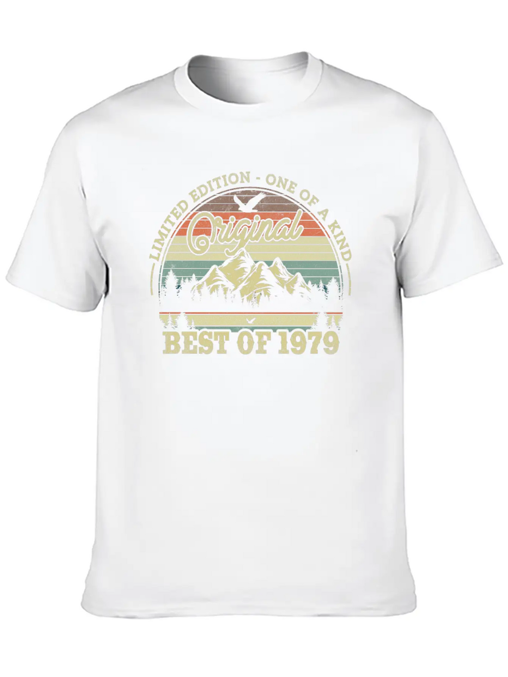 1979 Vintage Birthday Gift Relaxed Everyday Tee – Lightweight And Durable Cotton
