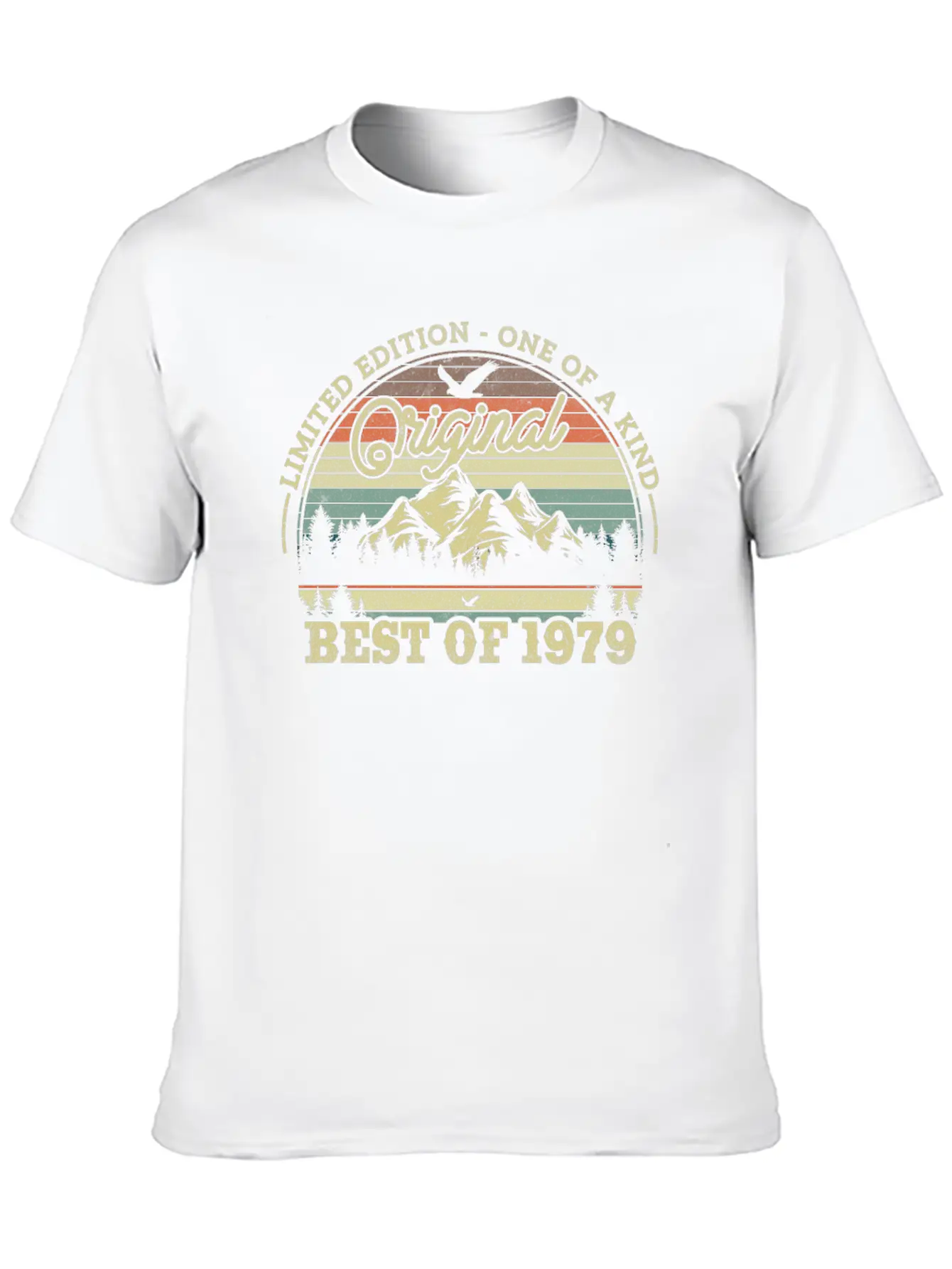 1979 Vintage Birthday Gift Relaxed Everyday Tee – Lightweight And Durable Cotton