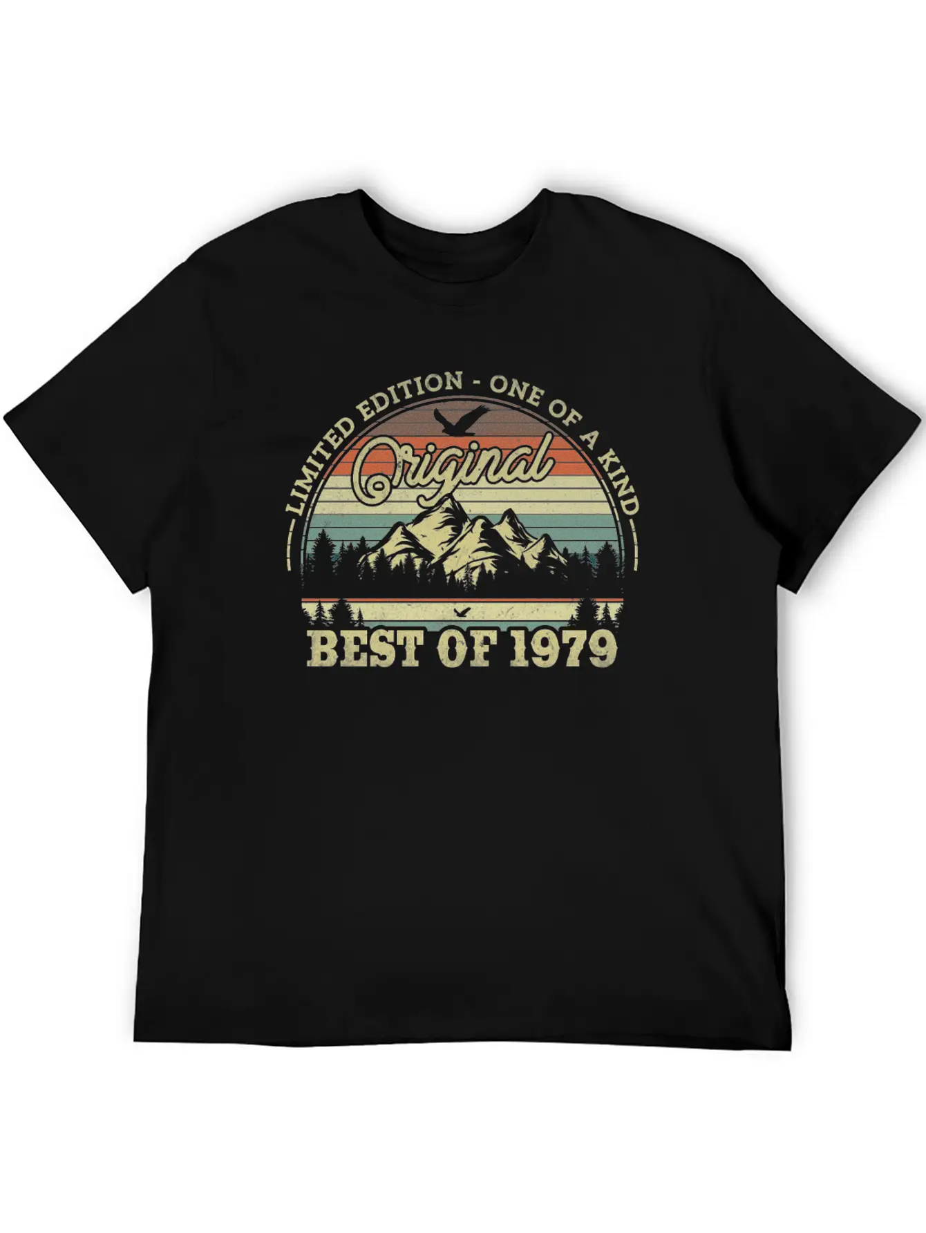 1979 Vintage Birthday Gift Relaxed Everyday Tee – Lightweight And Durable Cotton