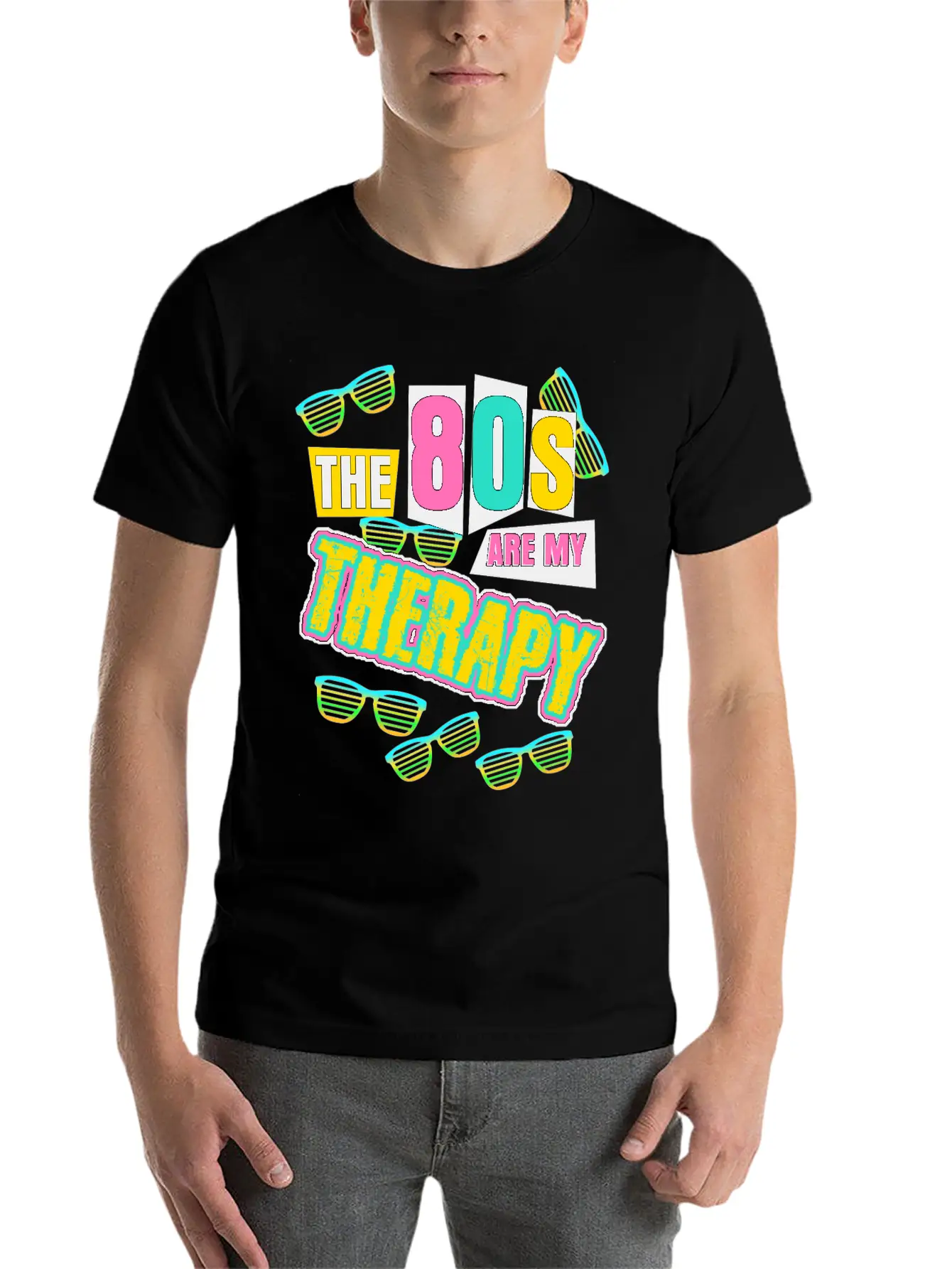 1980 Disco Therapy 80s Party 80s Timeless Short Sleeve Tee – Comfy And Minimalist Design