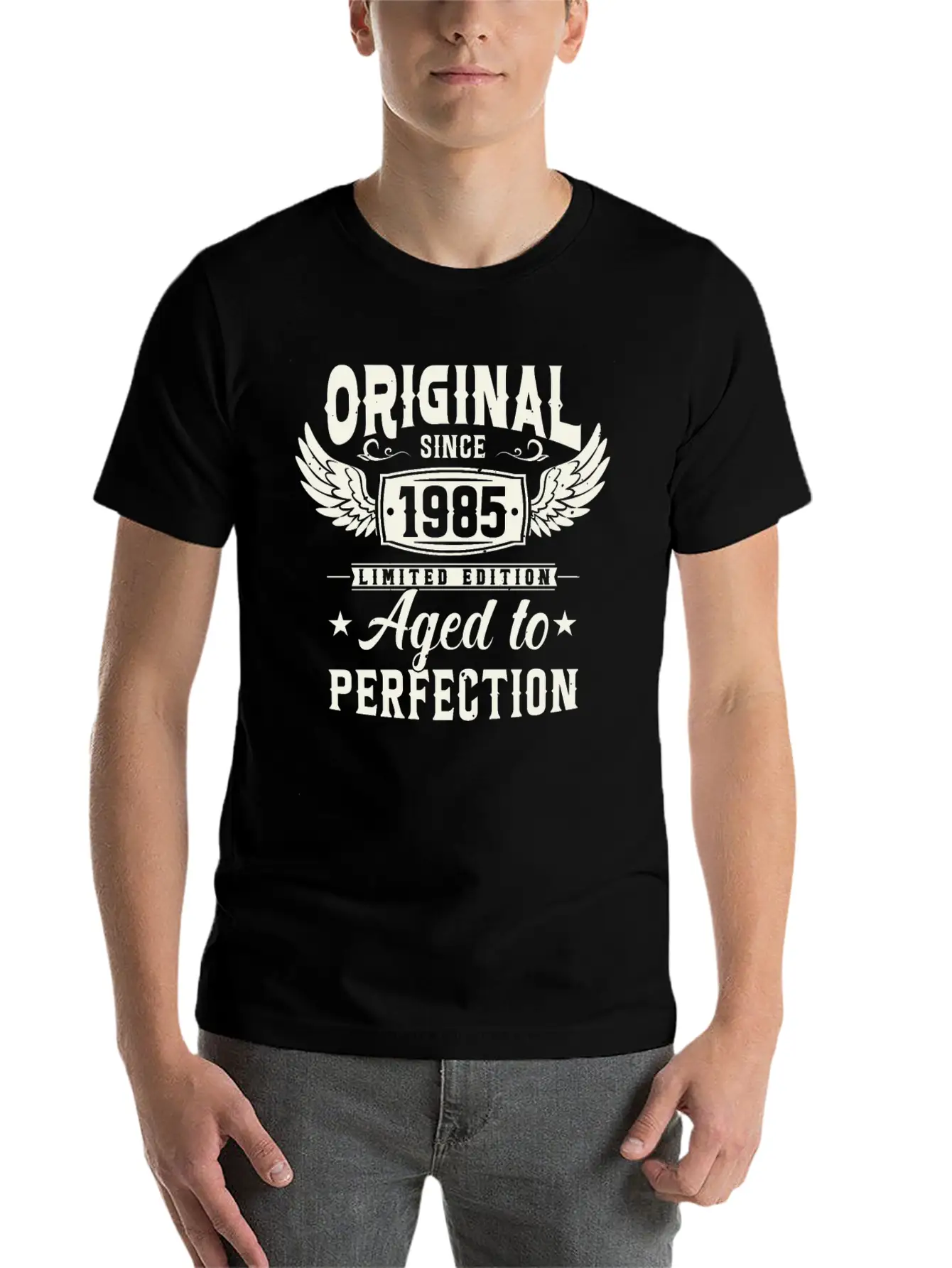 1985 Vintage Birthday Gift Stylish Everyday T-Shirt – Unisex Basic Cotton Tee