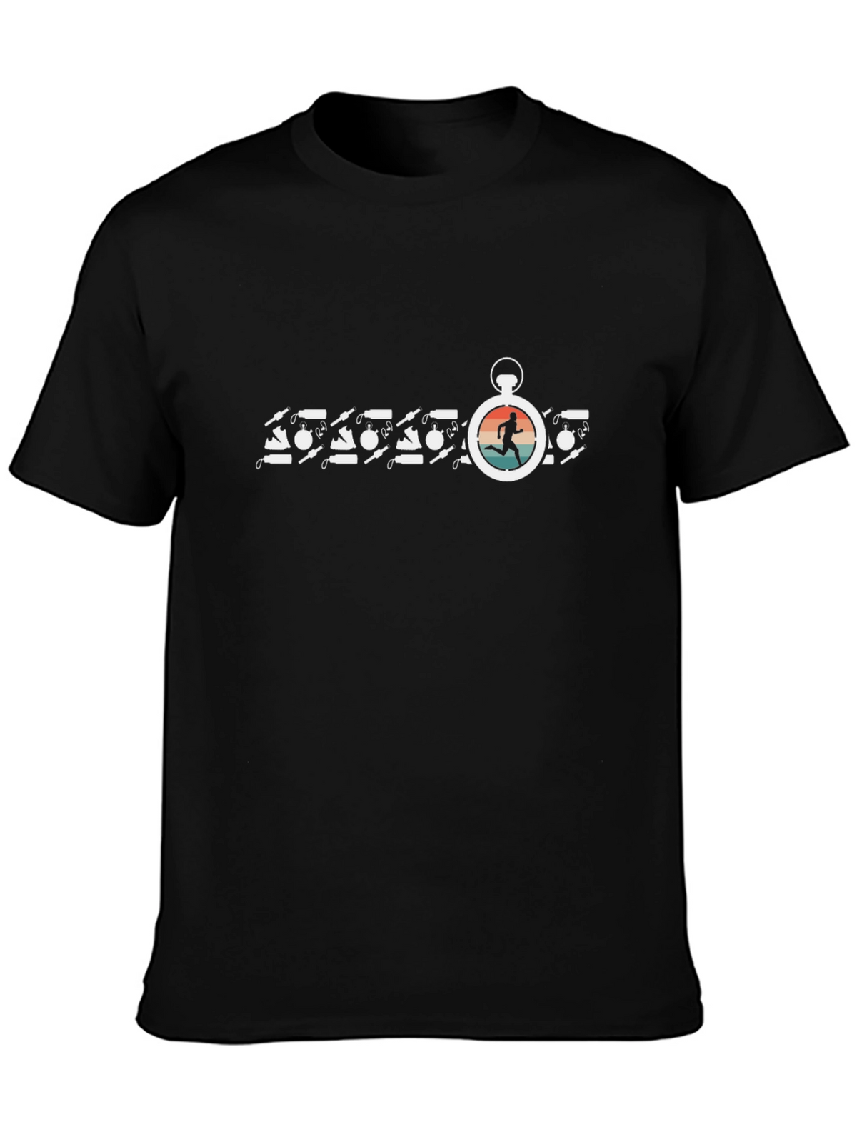 Retro Runner T-Shirt: Vintage Style Modern Comfort