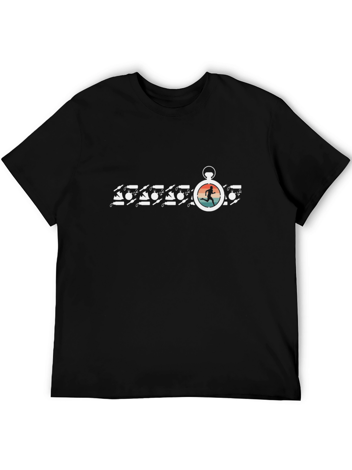 Retro Runner T-Shirt: Vintage Style Modern Comfort