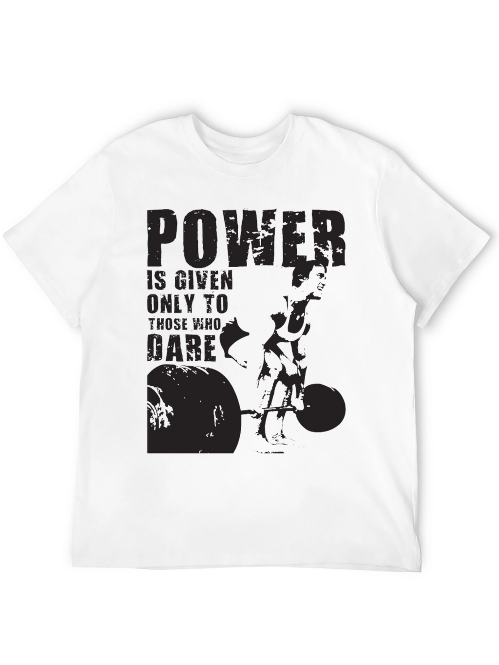 Powerlifting Graphic Print T-Shirt