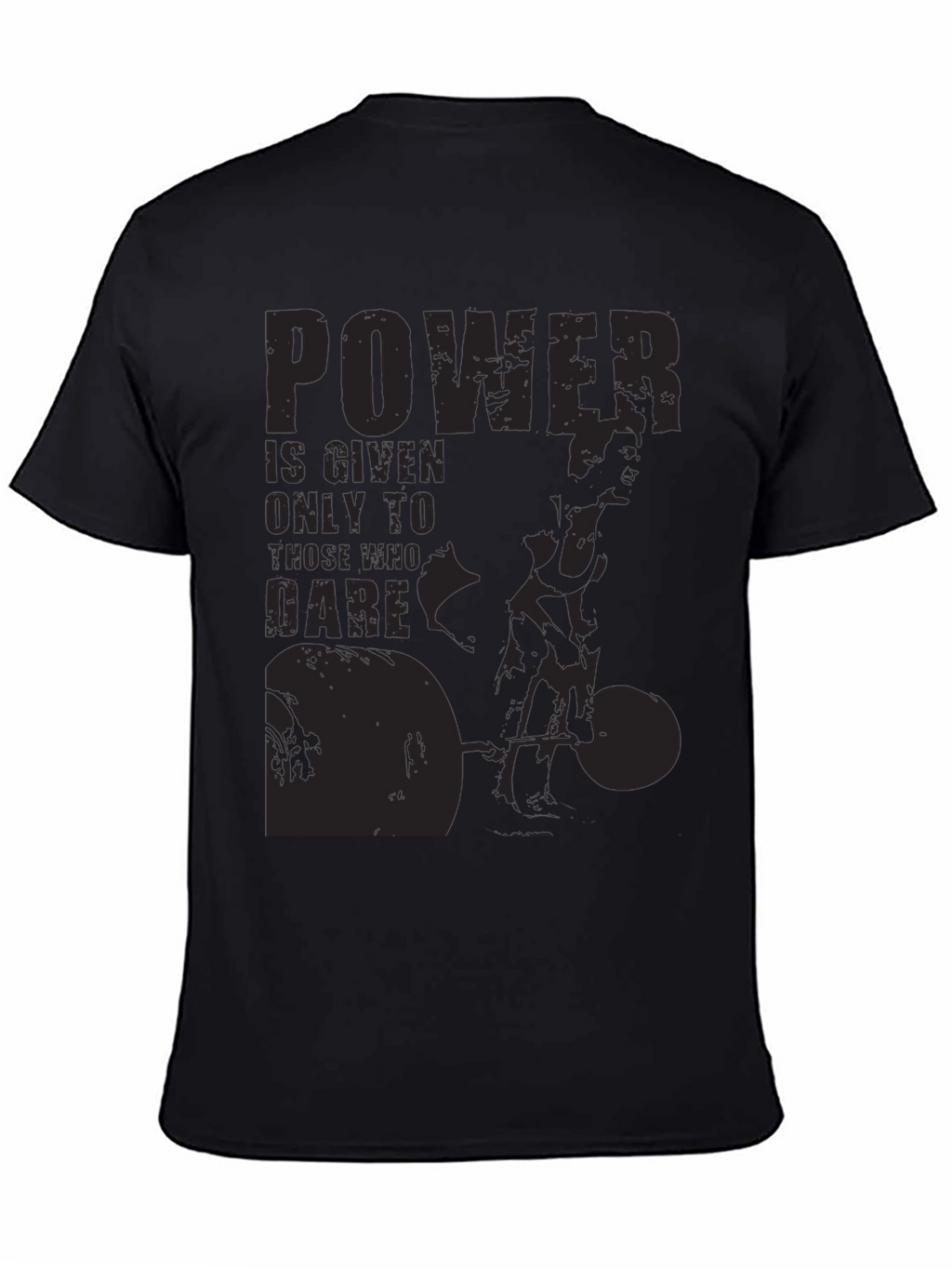 Powerlifting Graphic Print T-Shirt
