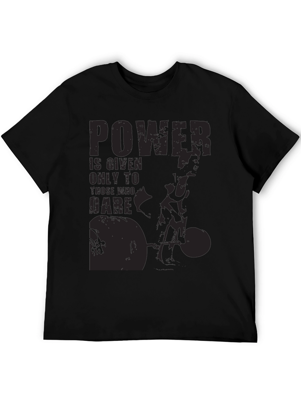 Powerlifting Graphic Print T-Shirt