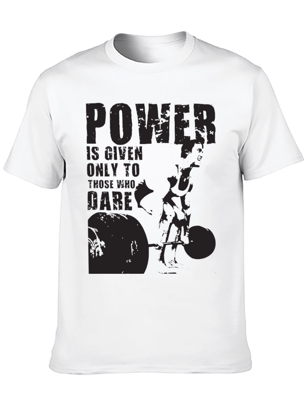 Powerlifting Graphic Print T-Shirt