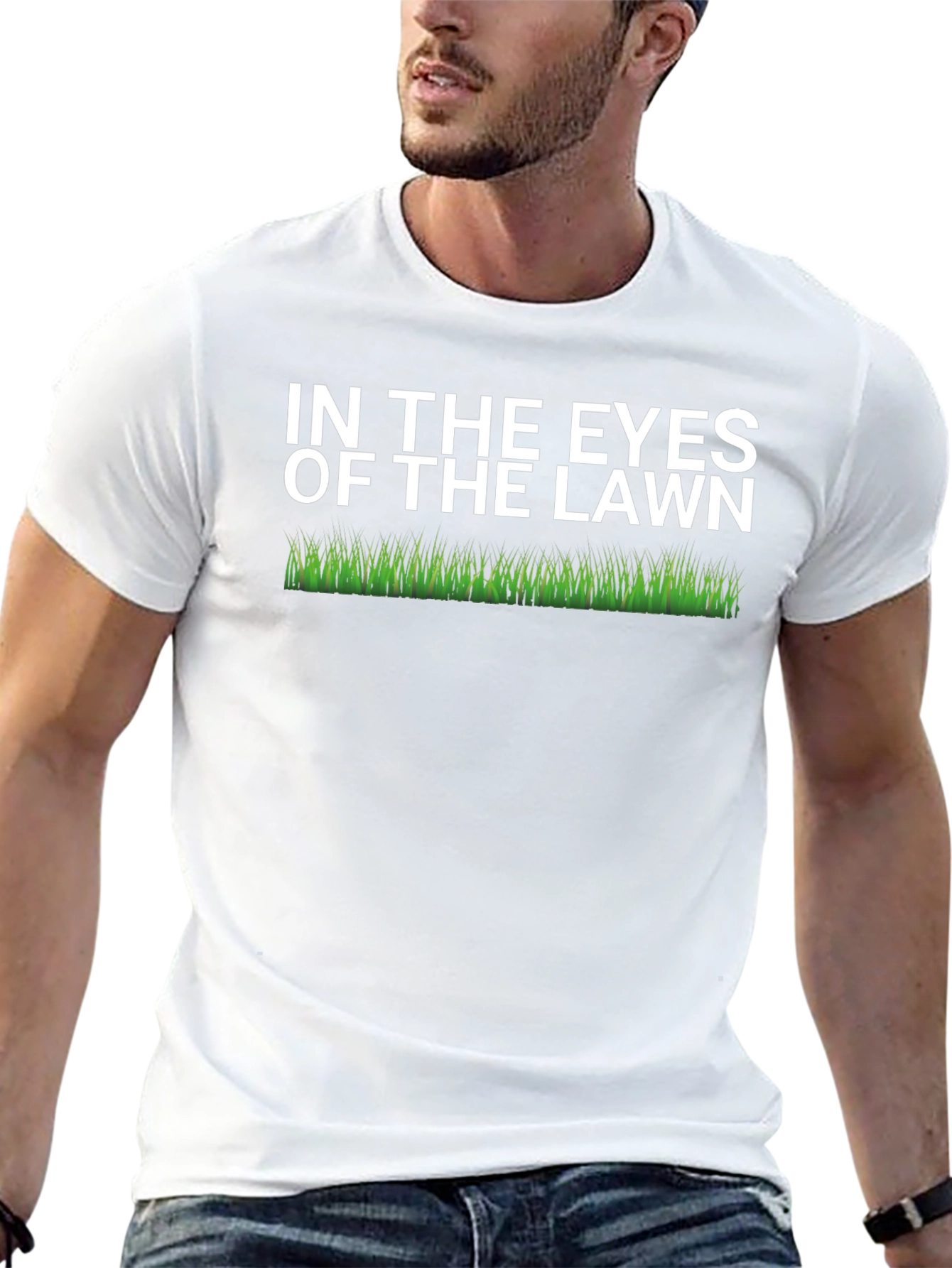 In The Eyes Of The Lawn Funny Graphic T-Shirt