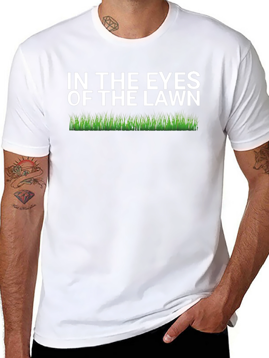 In The Eyes Of The Lawn Funny Graphic T-Shirt