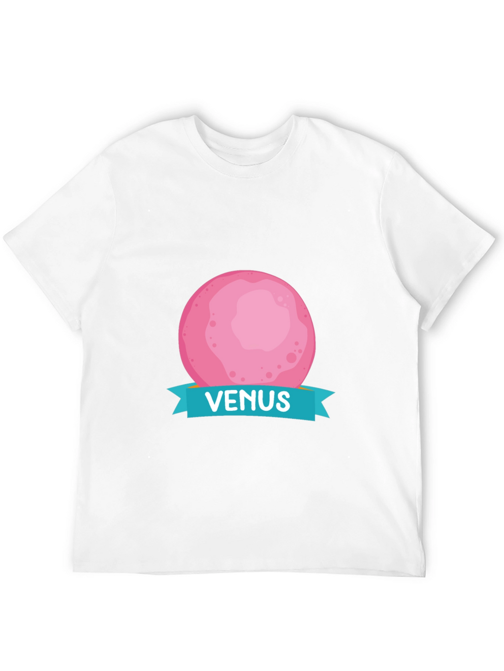Venus Planet Graphic T-Shirt - Black Cotton Tee