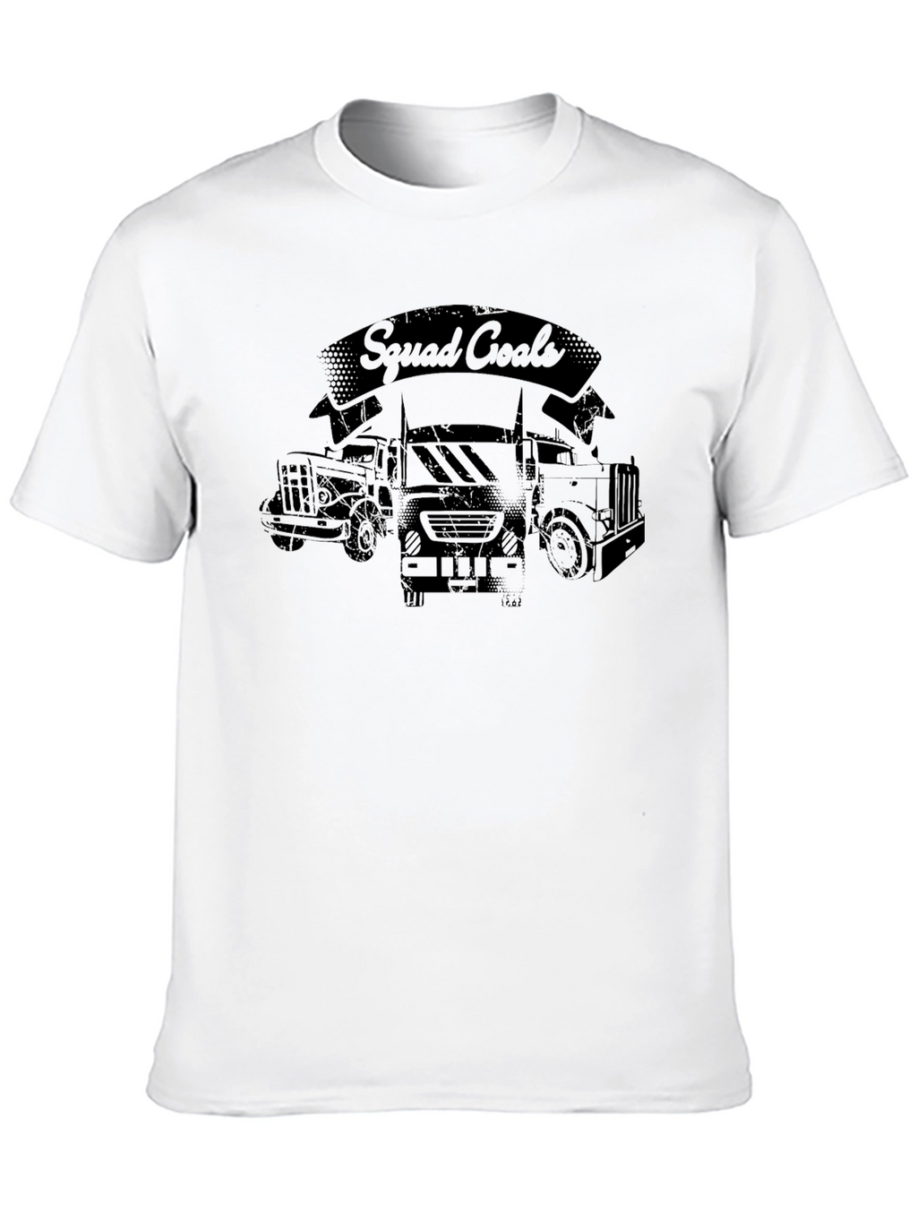 Squad Goals Trucker T-Shirt - Black