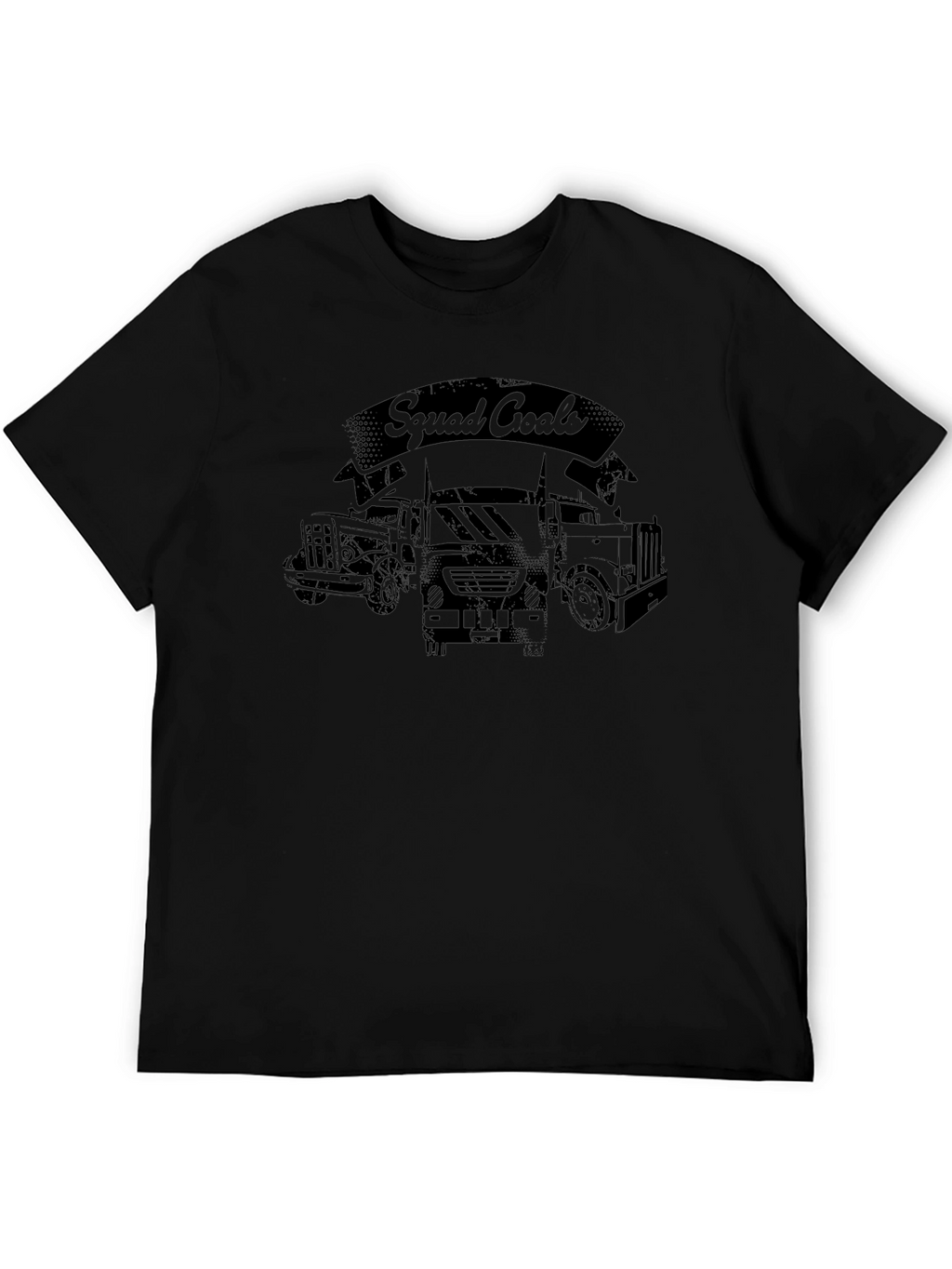 Squad Goals Trucker T-Shirt - Black