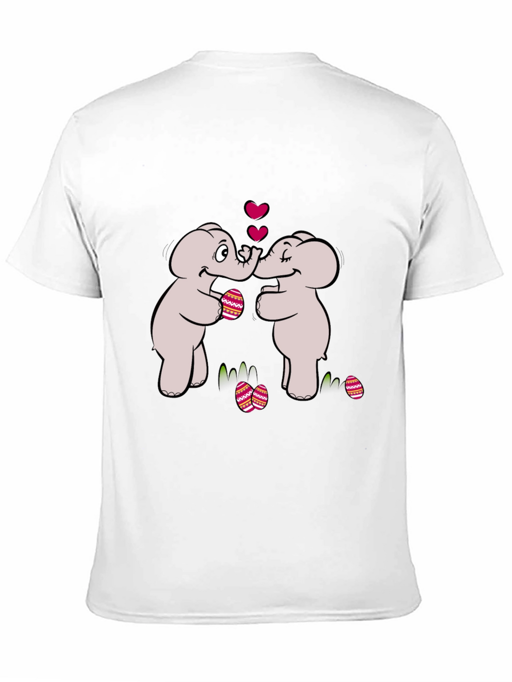 Cute Elephant Love Easter Egg T-Shirt