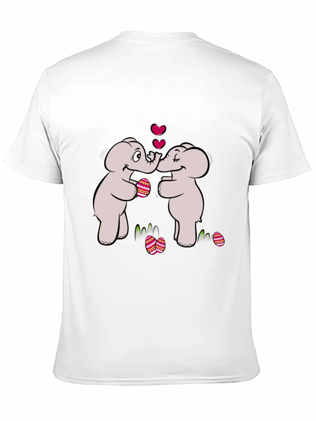 Cute Elephant Love Easter Egg T-Shirt