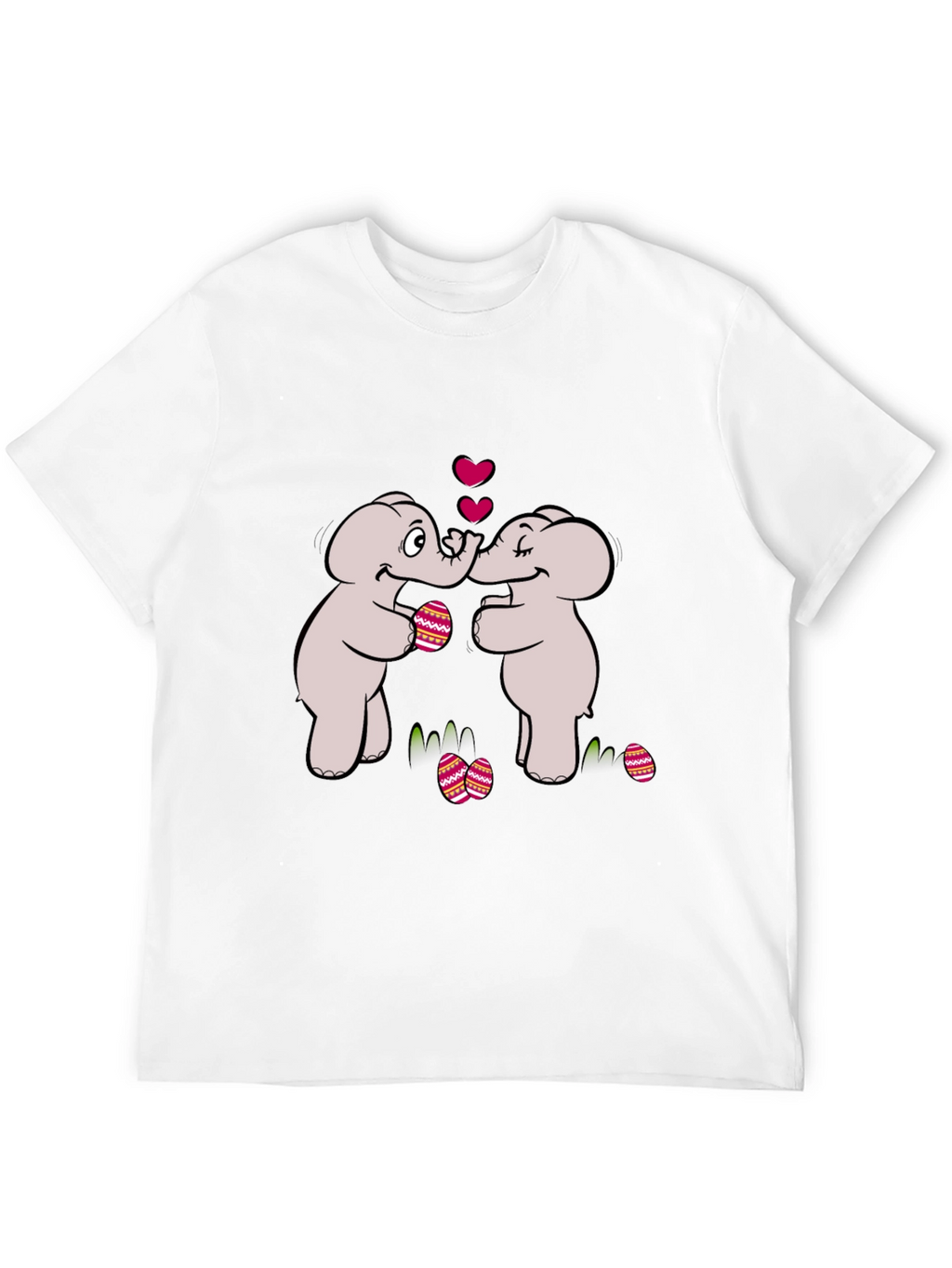 Cute Elephant Love Easter Egg T-Shirt
