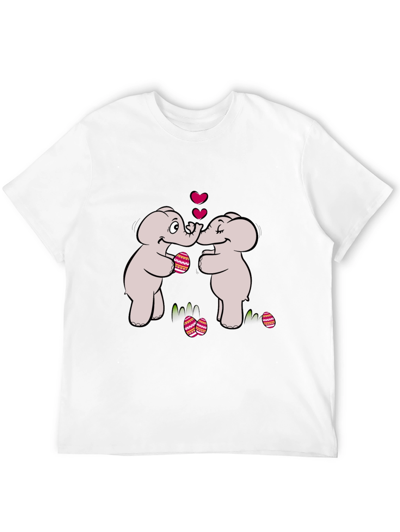 Cute Elephant Love Easter Egg T-Shirt