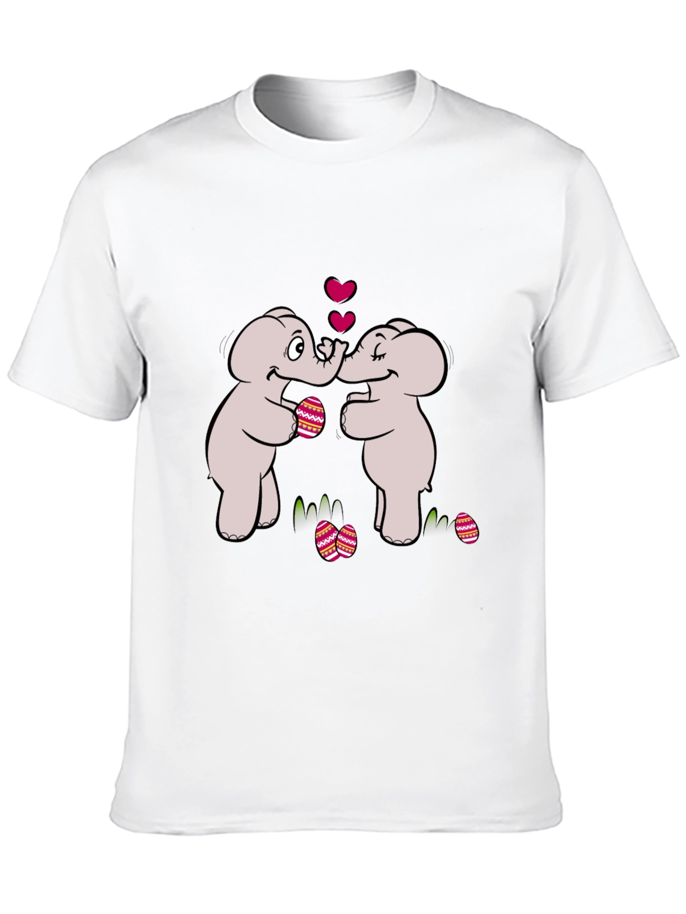Cute Elephant Love Easter Egg T-Shirt