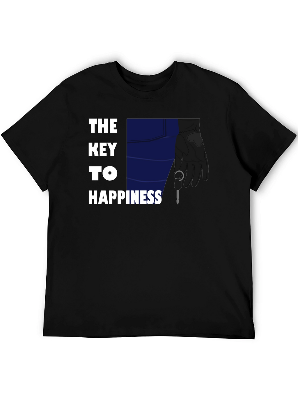 The Key to Happiness Graphic Tee