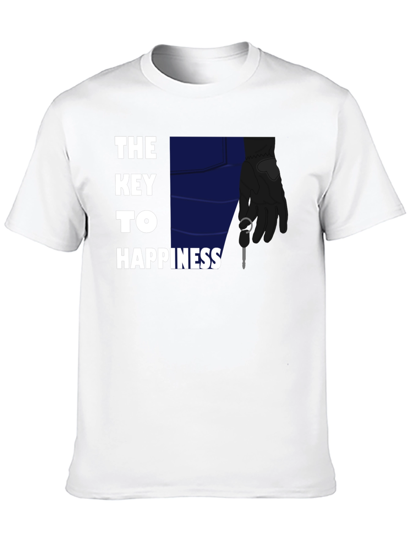 The Key to Happiness Graphic Tee