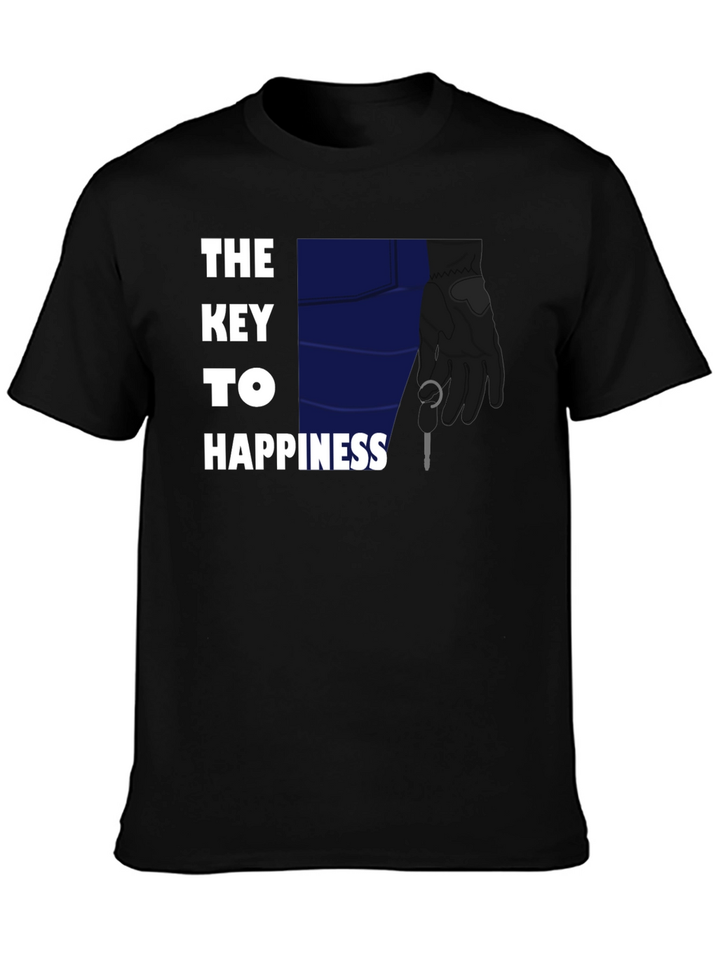The Key to Happiness Graphic Tee