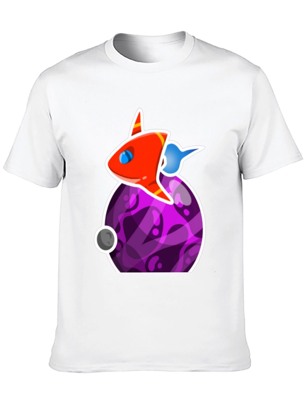 Space Rocket Graphic T-Shirt - Casual Cool