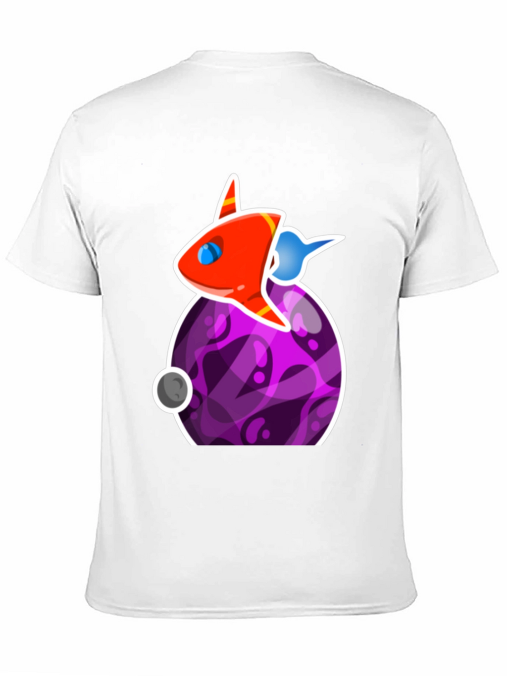 Space Rocket Graphic T-Shirt - Casual Cool