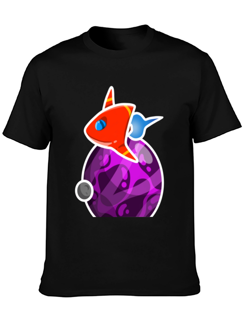 Space Rocket Graphic T-Shirt - Casual Cool