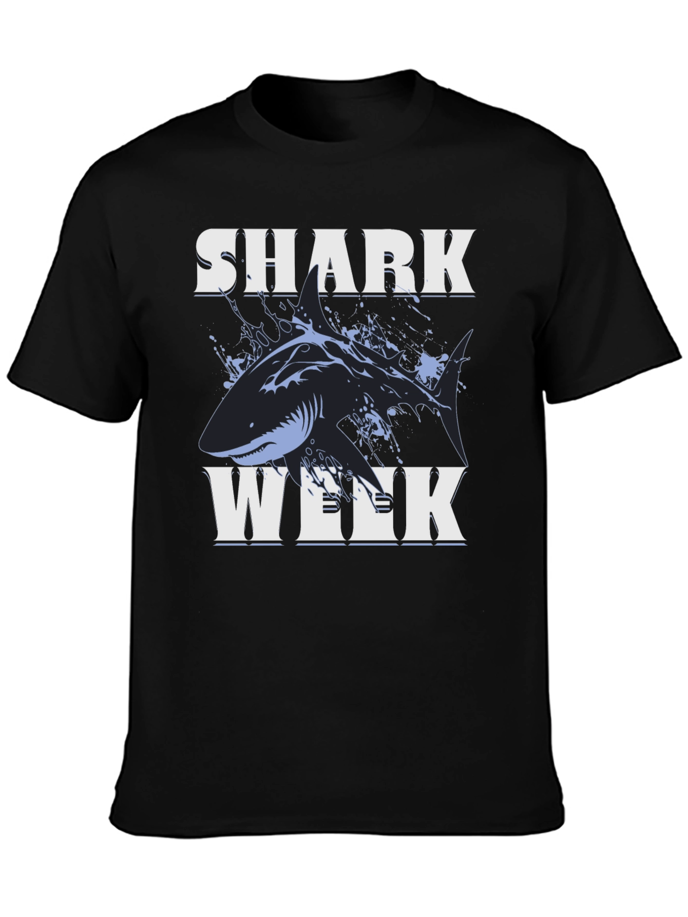 Shark Week Graphic Tee - Black Cotton