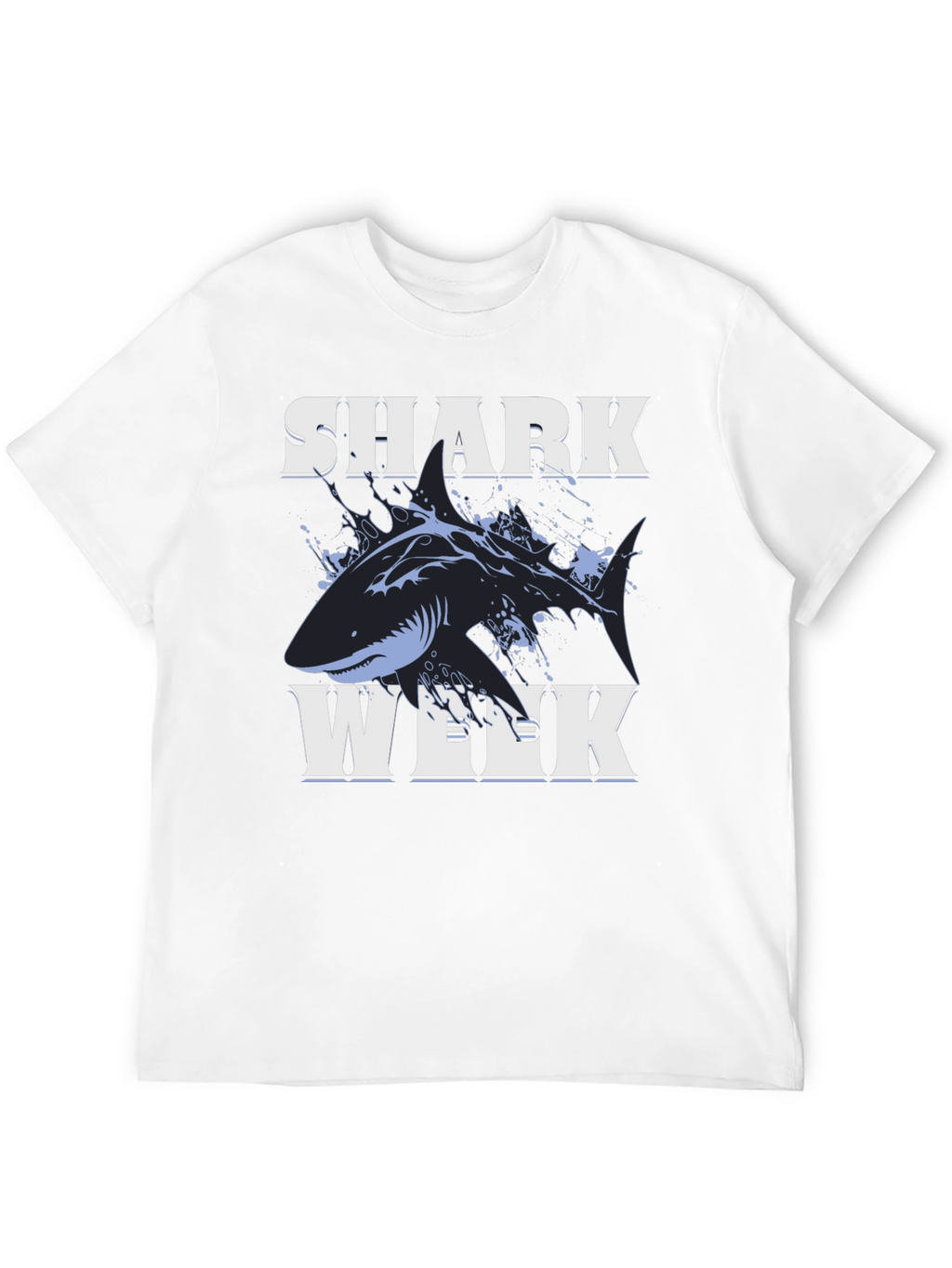 Shark Week Graphic Tee - Black Cotton