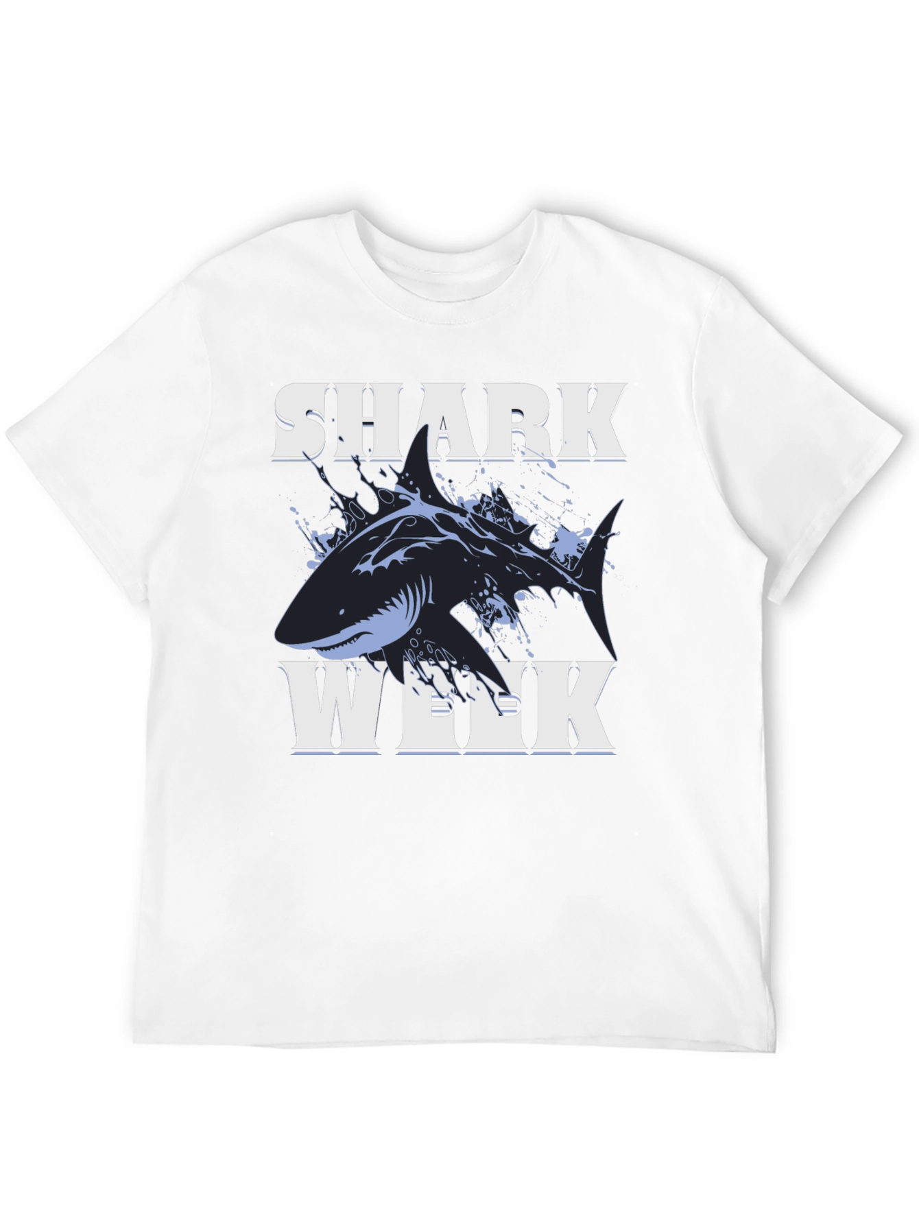 Shark Week Graphic Tee - Black Cotton